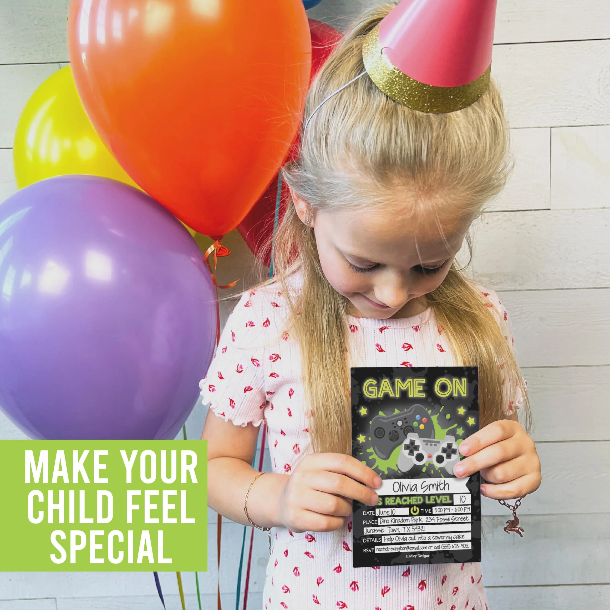 30 Kids Party Invitations – Fun Birthday Invitations with Envelopes – Complete Set for Boys & Girls - Image 8
