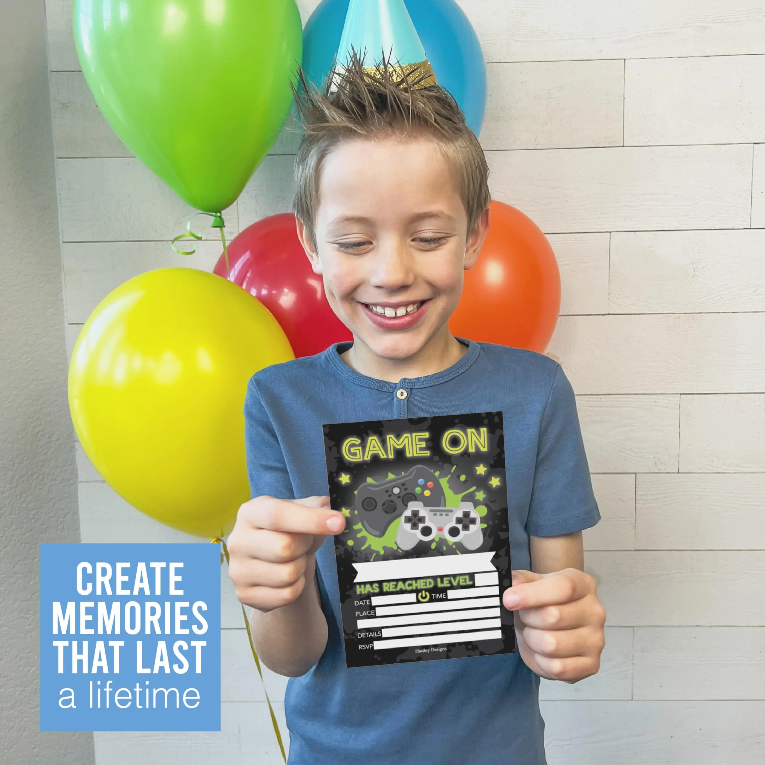 30 Kids Party Invitations – Fun Birthday Invitations with Envelopes – Complete Set for Boys & Girls - Image 9
