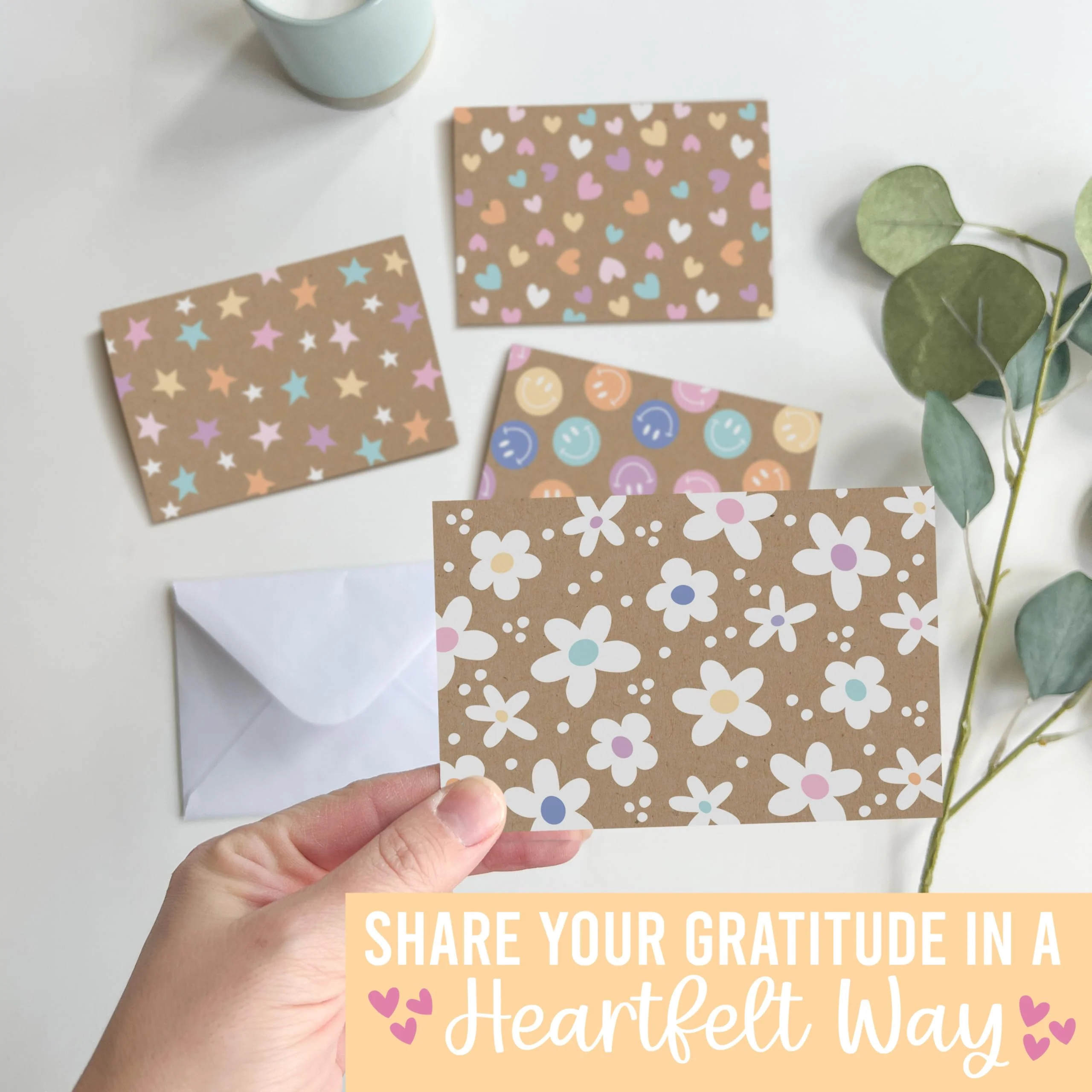 54 Blank Notecards with Envelopes – Bulk Stationery Set, Birthday & Thank You Greeting Cards – Blank Cards for All Occasions - Image 8