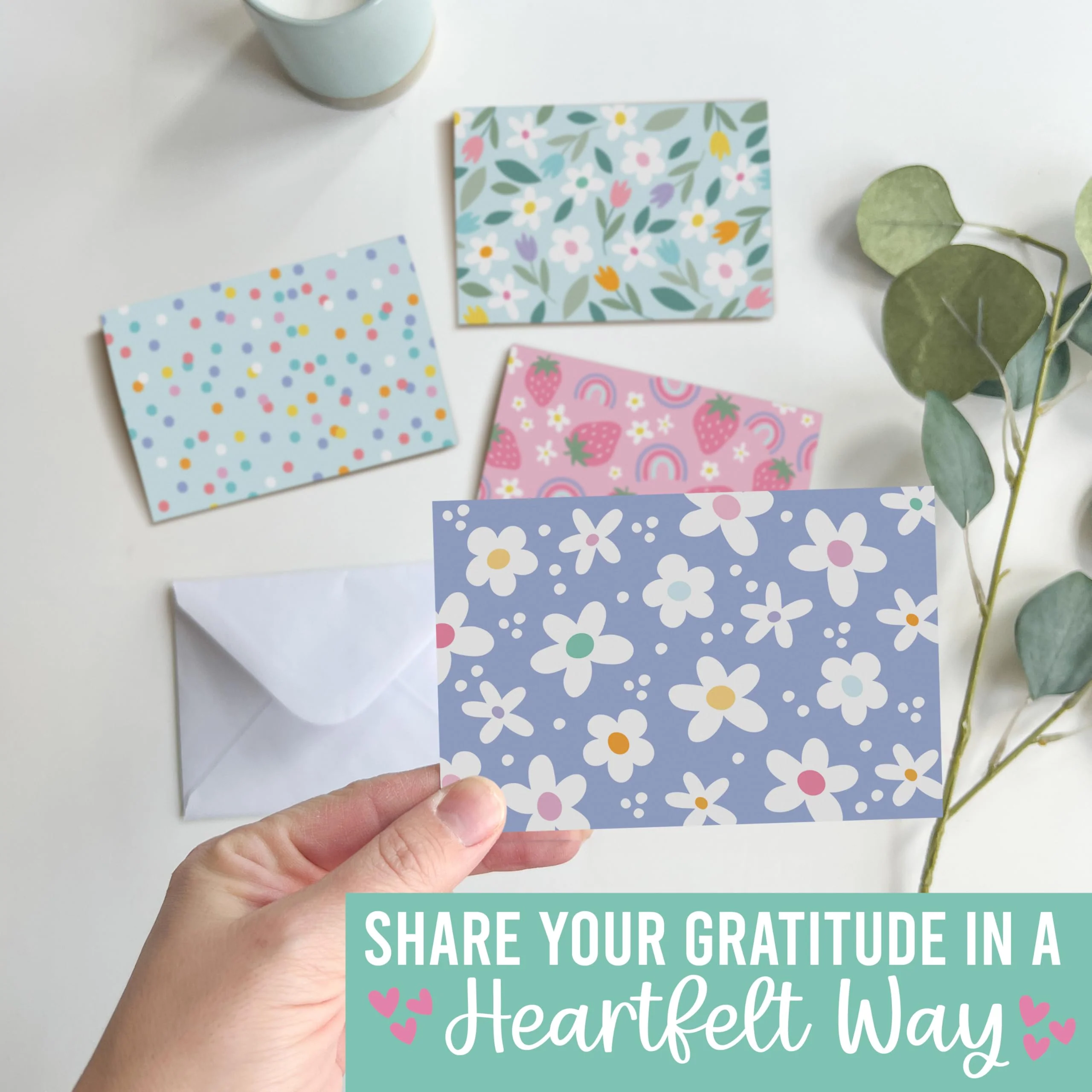 54 Blank Notecards with Envelopes – Bulk Stationery Set, Birthday & Thank You Greeting Cards – Blank Cards for All Occasions - Image 8