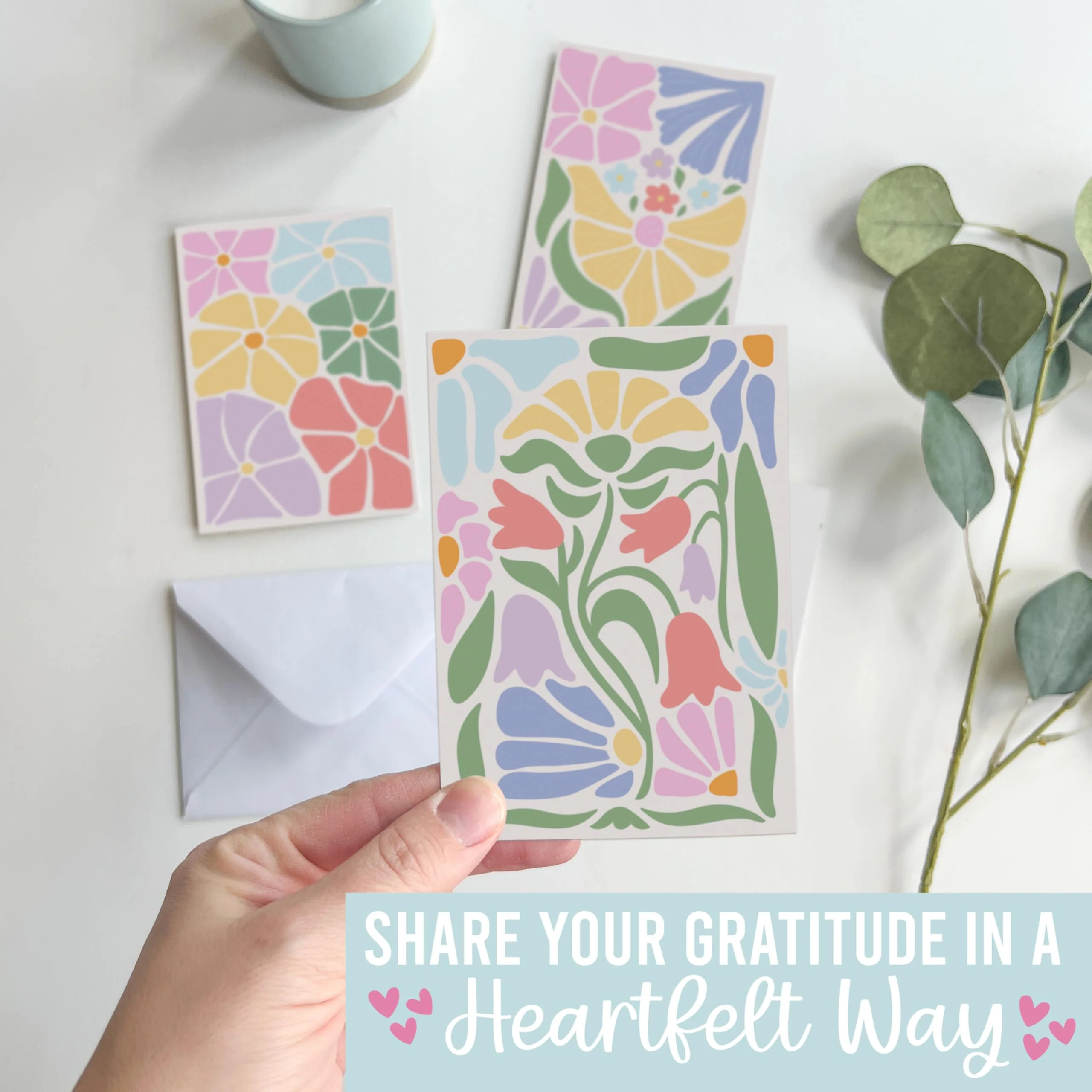 54 Blank Notecards with Envelopes – Bulk Stationery Set, Birthday & Thank You Greeting Cards – Blank Cards for All Occasions - Image 8