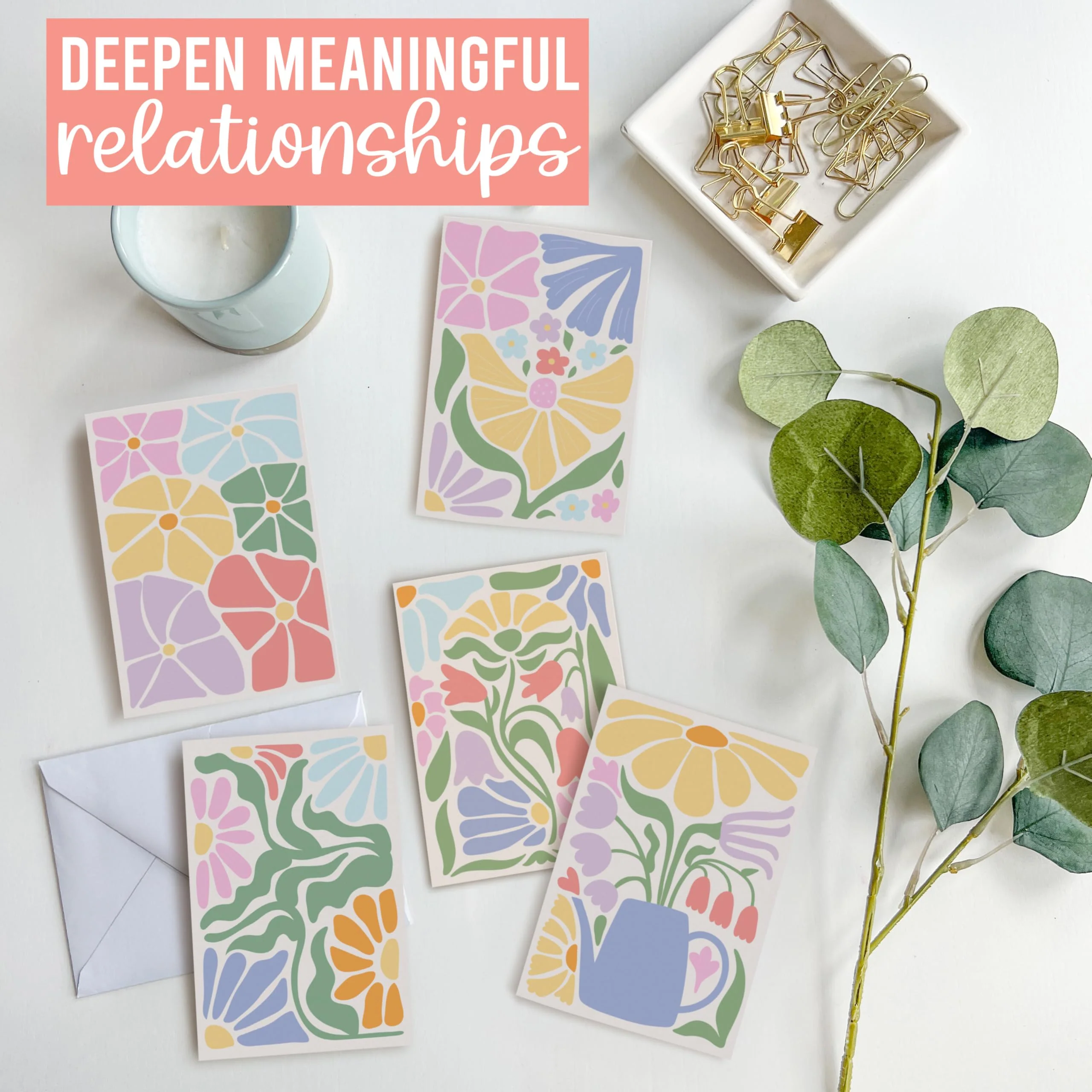 54 Blank Notecards with Envelopes – Bulk Stationery Set, Birthday & Thank You Greeting Cards – Blank Cards for All Occasions - Image 9