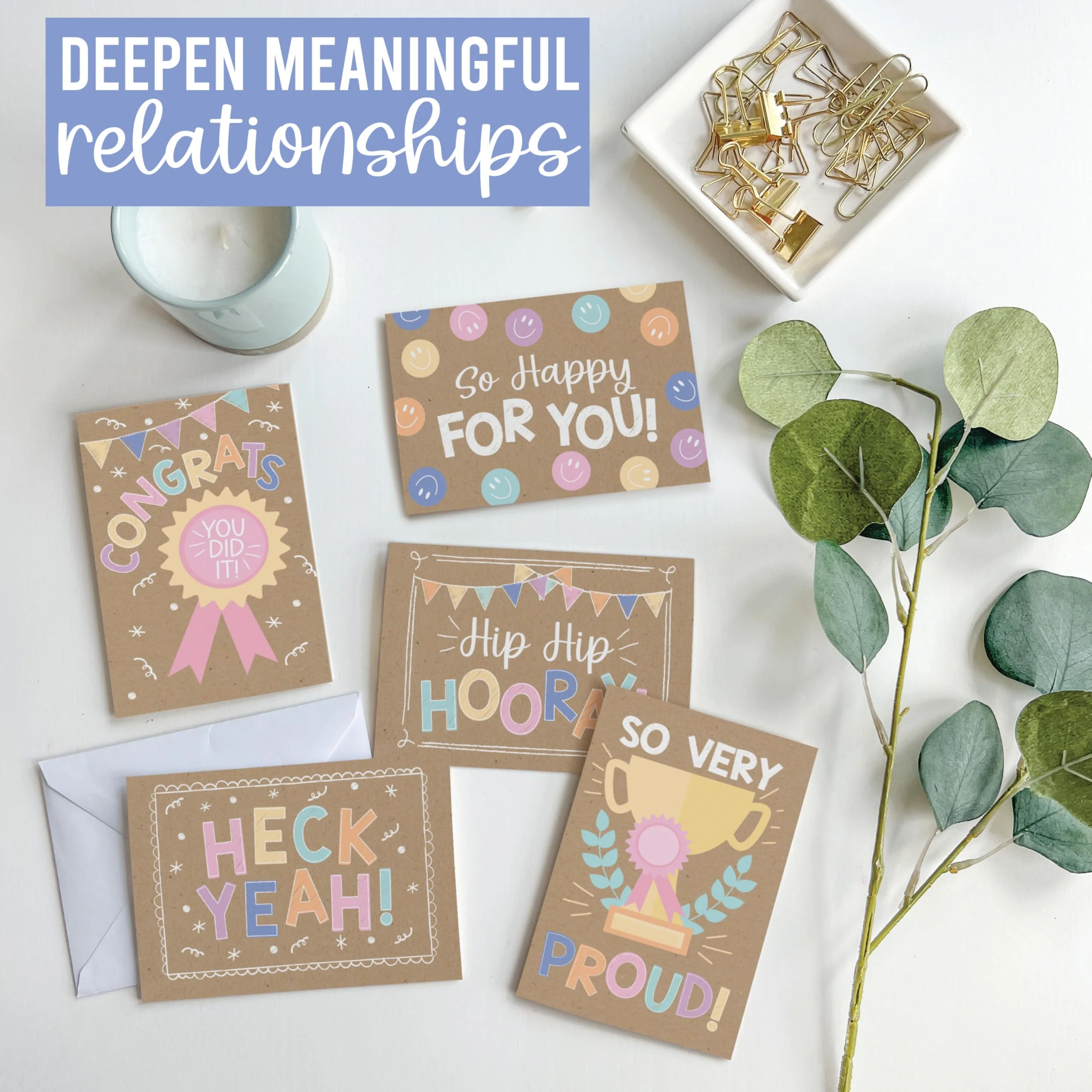 54 Graduation Cards with Envelopes – Congrats Cards for 2026 Grads – Blank Notecards for Kindergarten, Middle School & College - Image 9