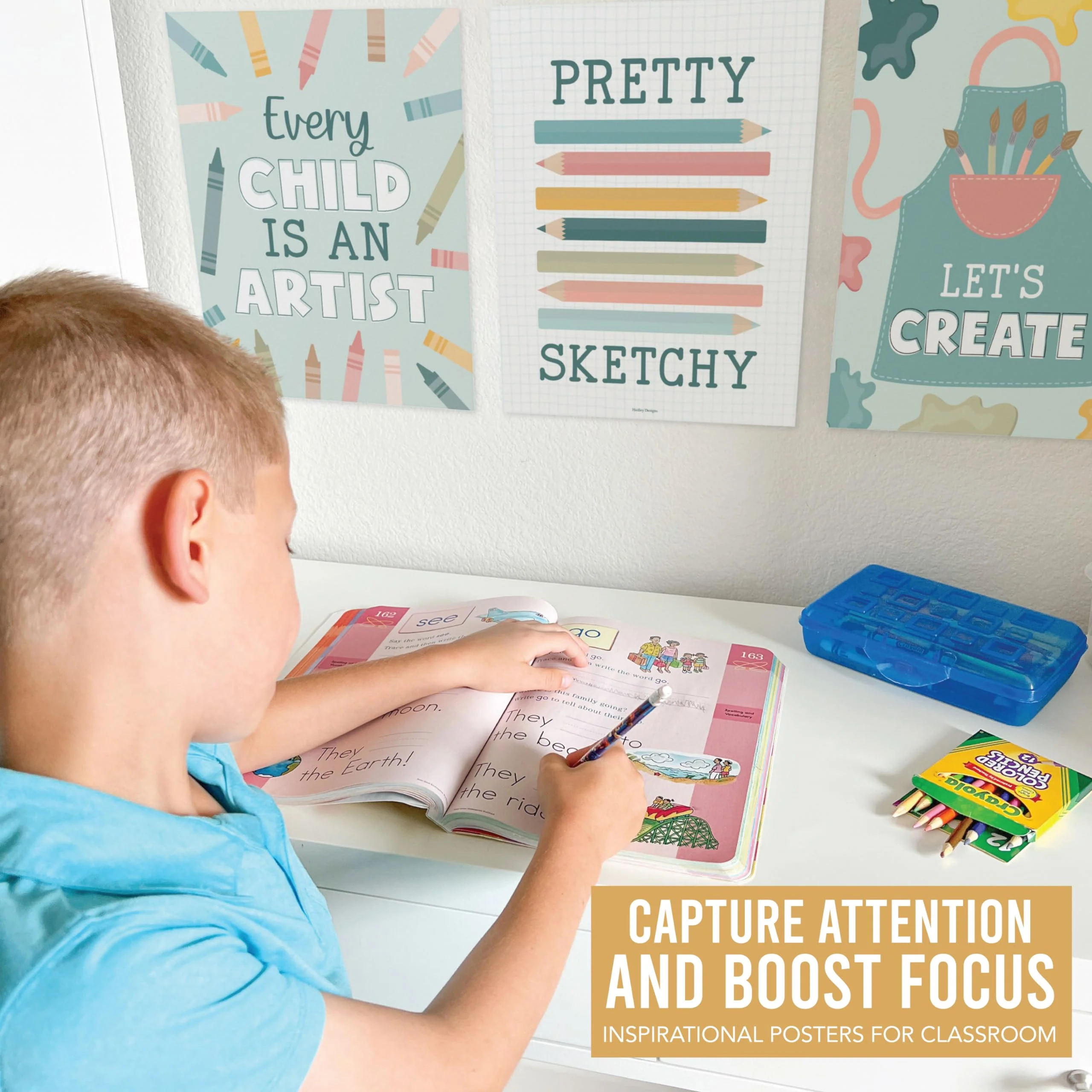 Motivational Art Posters, Boho Pack of 6 - Image 9