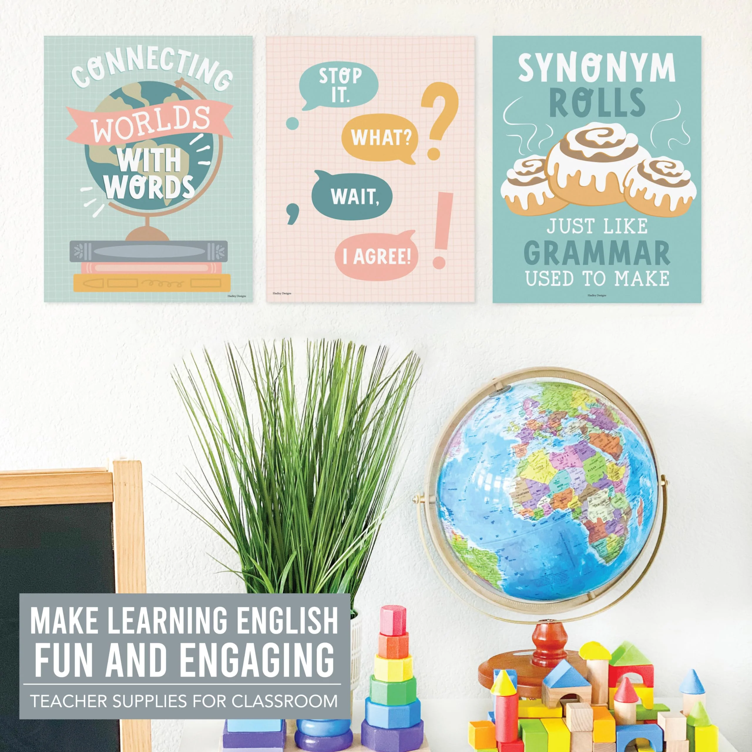 Motivational English Posters, Boho Pack of 6 - Image 7