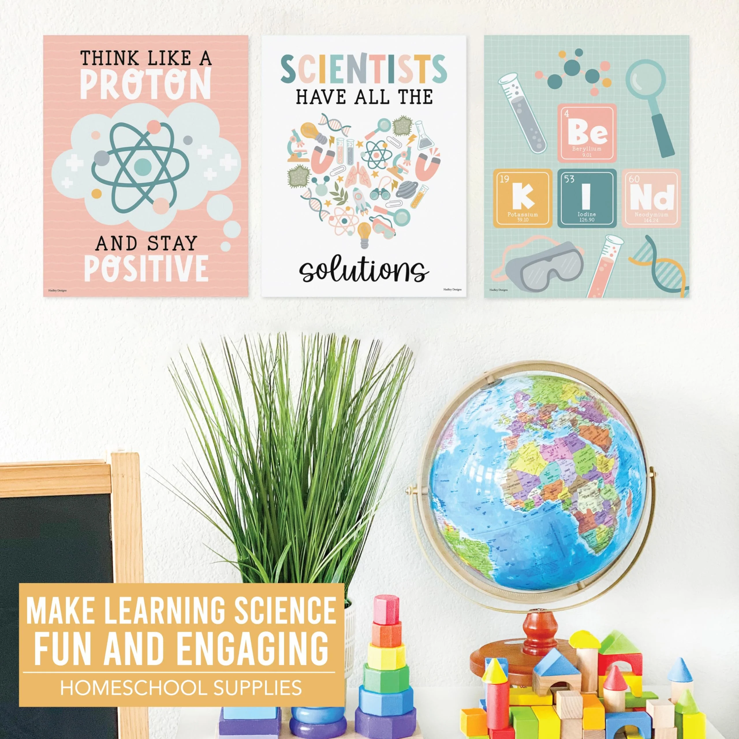 Motivational Science Posters, Boho Pack of 6 - Image 7