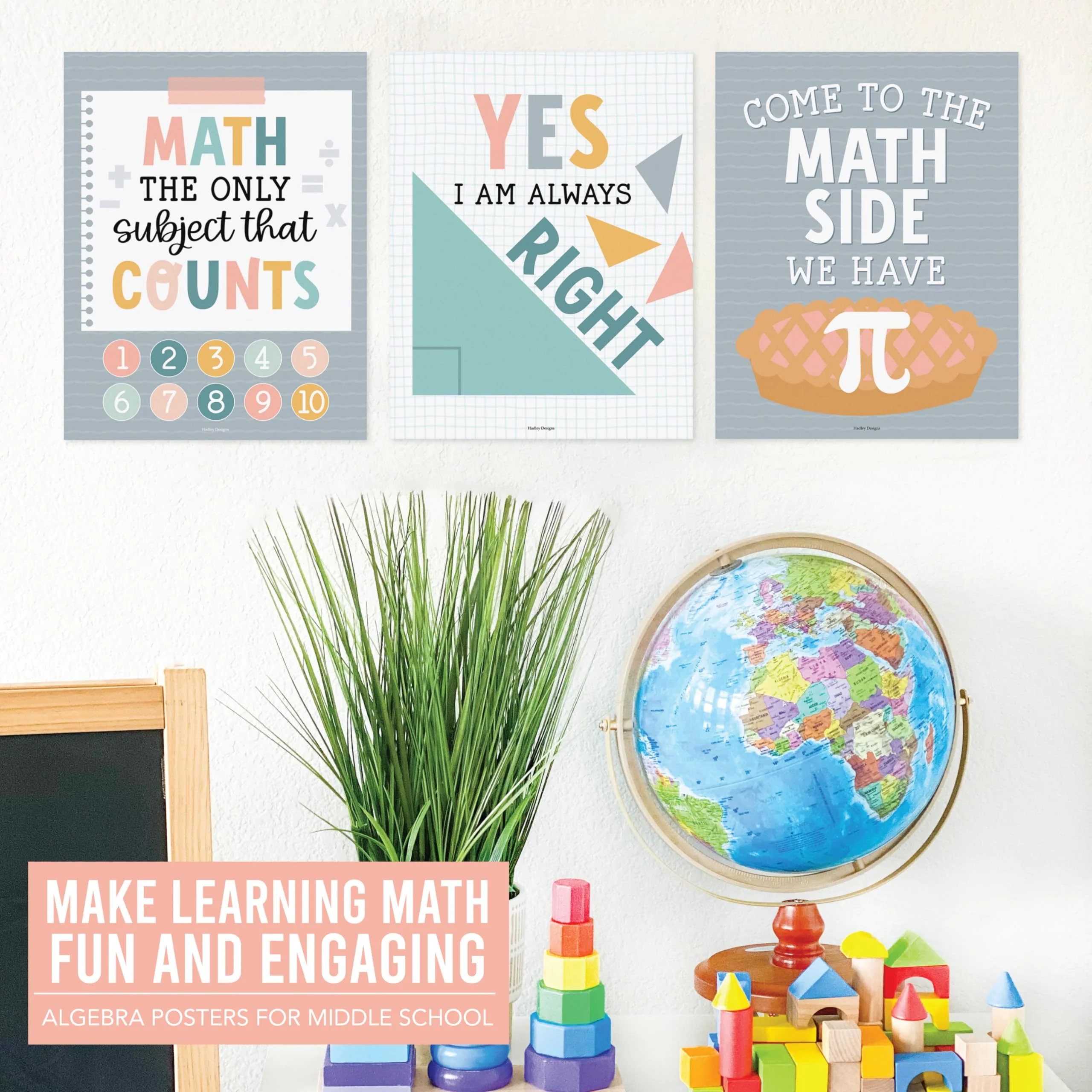 Motivational Math Posters, Boho Pack of 6 - Image 7