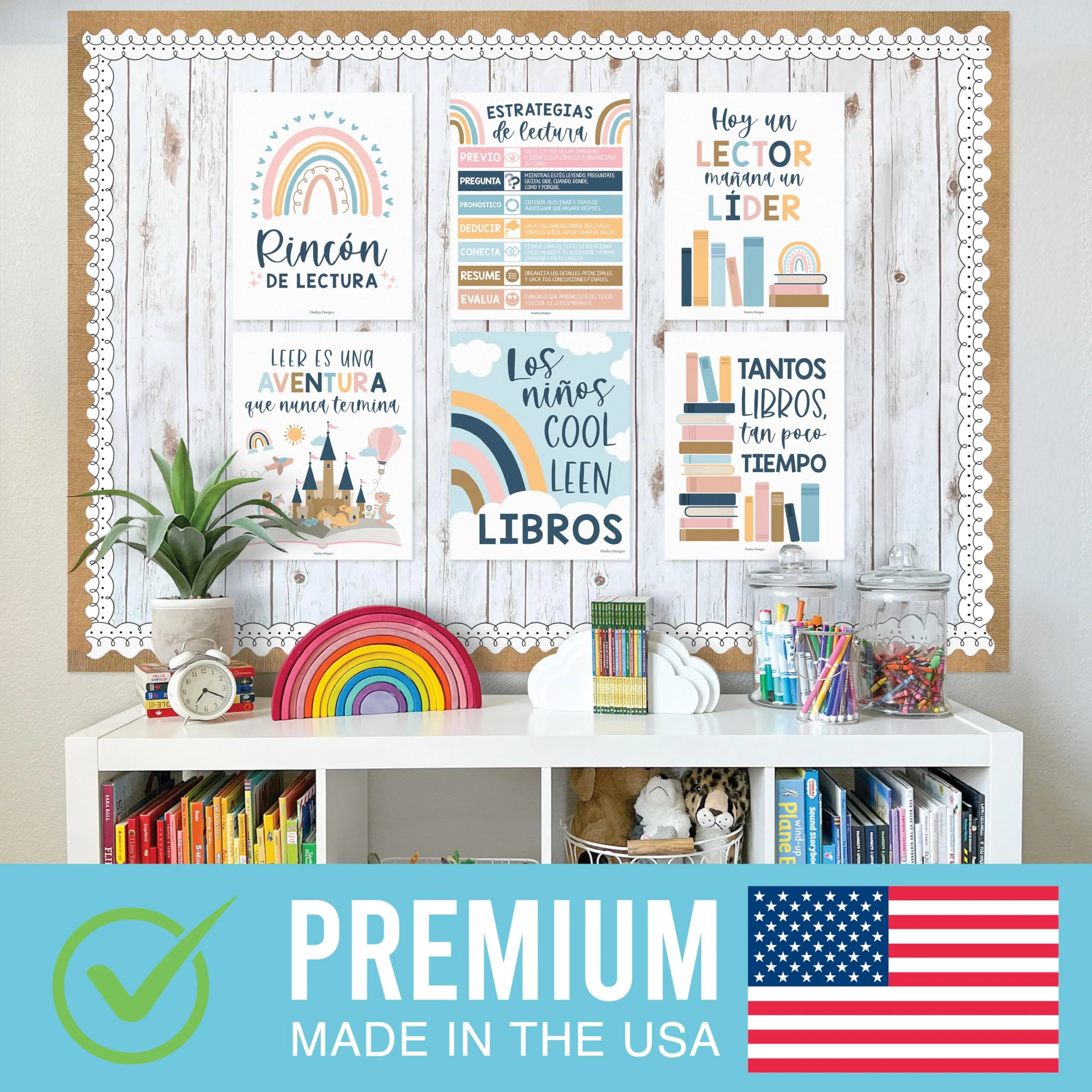 Spanish Reading Motivation, Boho Pack of 6 - Image 3