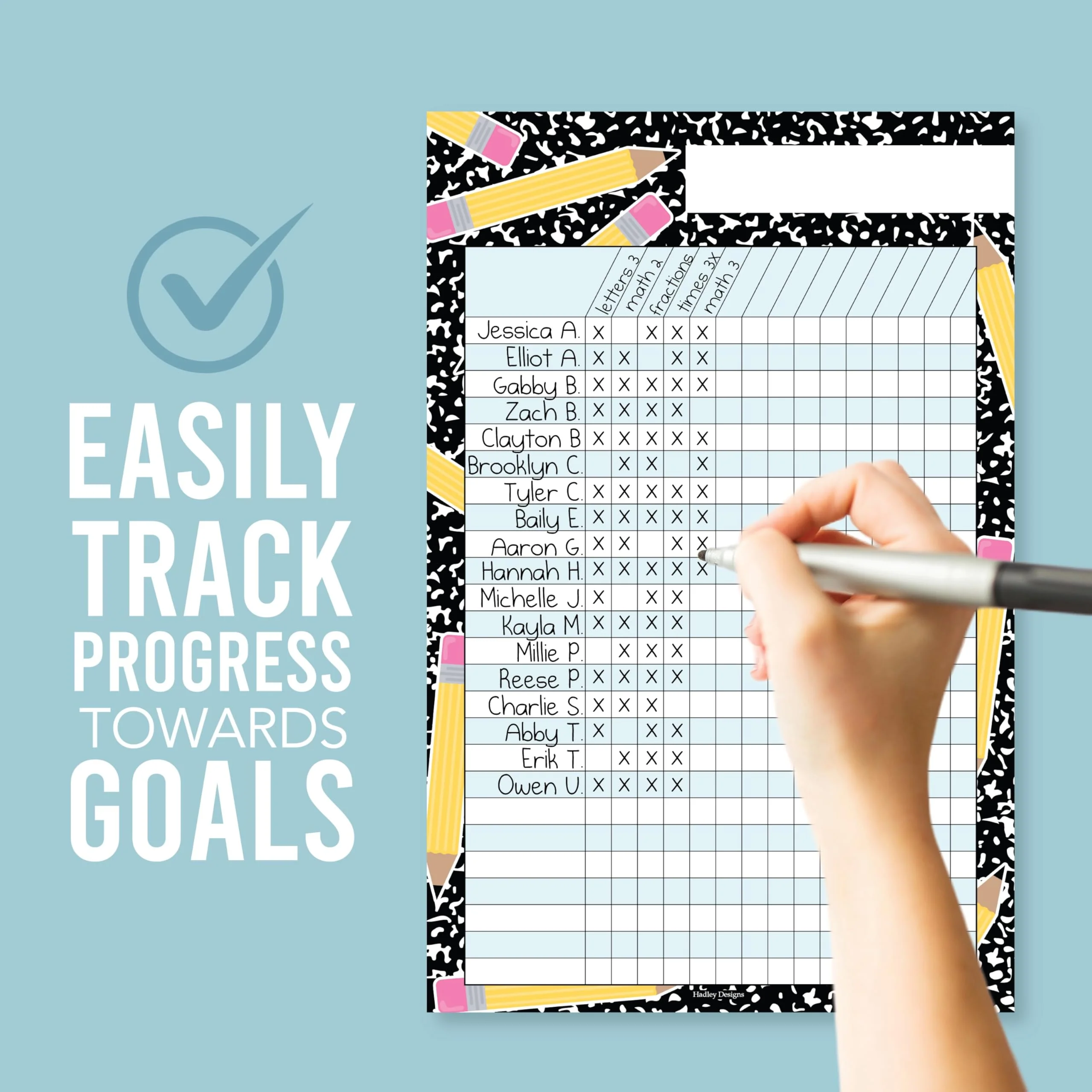 8 Homework Trackers for Students - Classroom Planners & Student Assignment Trackers - Image 6