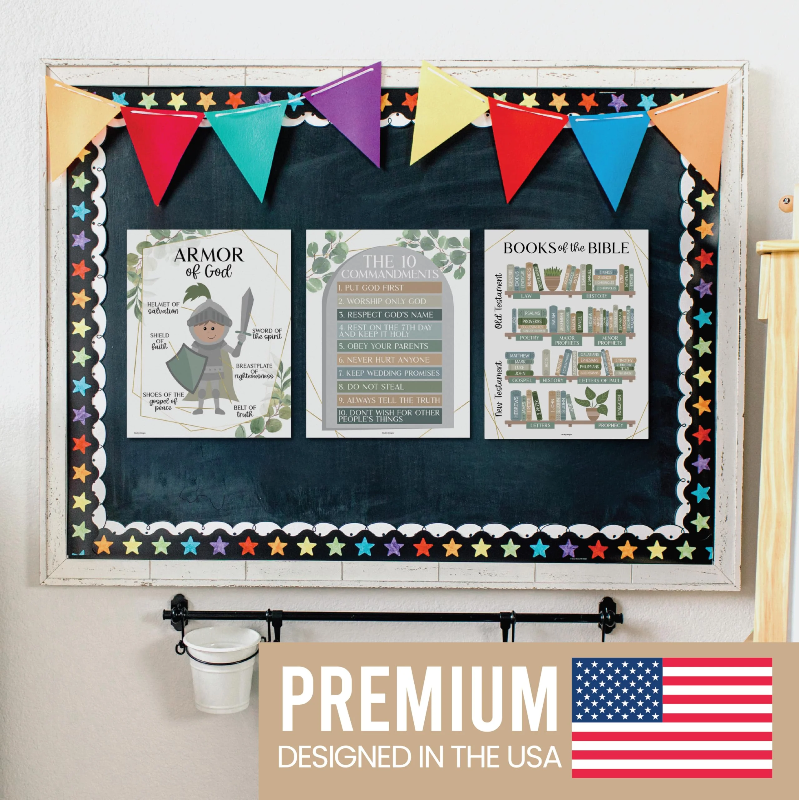 Bible Learning Kit, Greenery 9 Poster Pack - Image 3