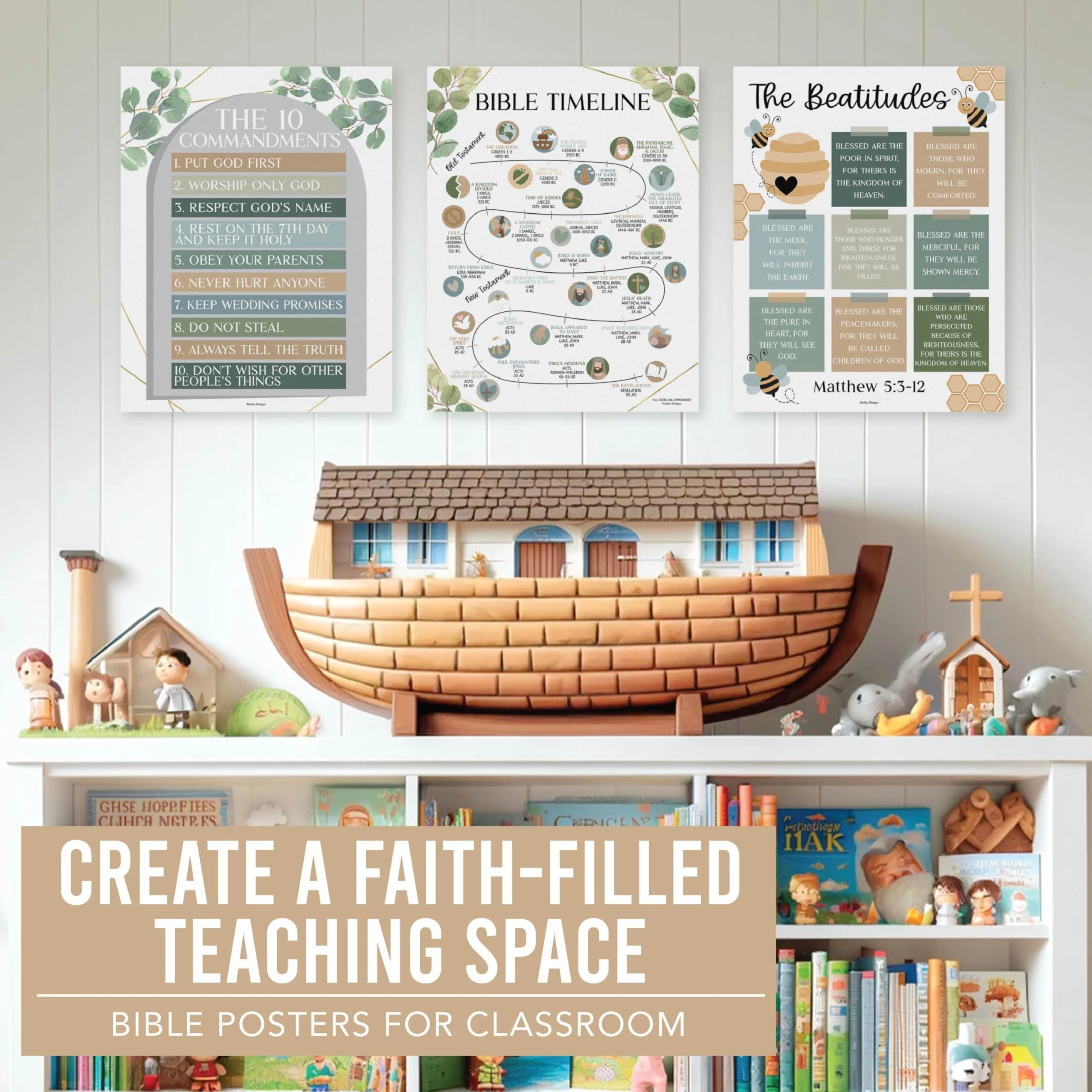 Bible Learning Kit, Greenery 9 Poster Pack - Image 8