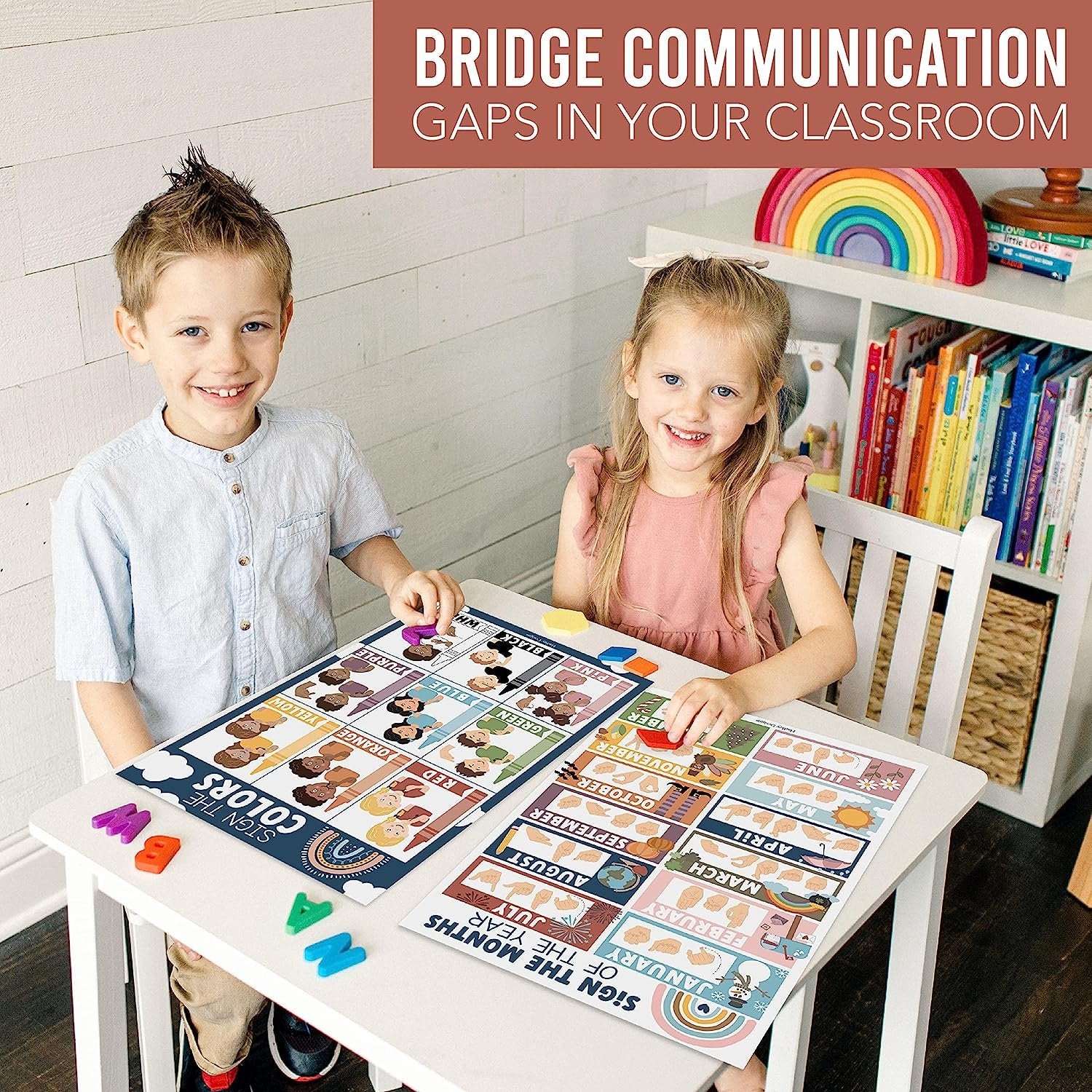 ASL Sign Language Kit: Boho 8 Poster Set - Image 5