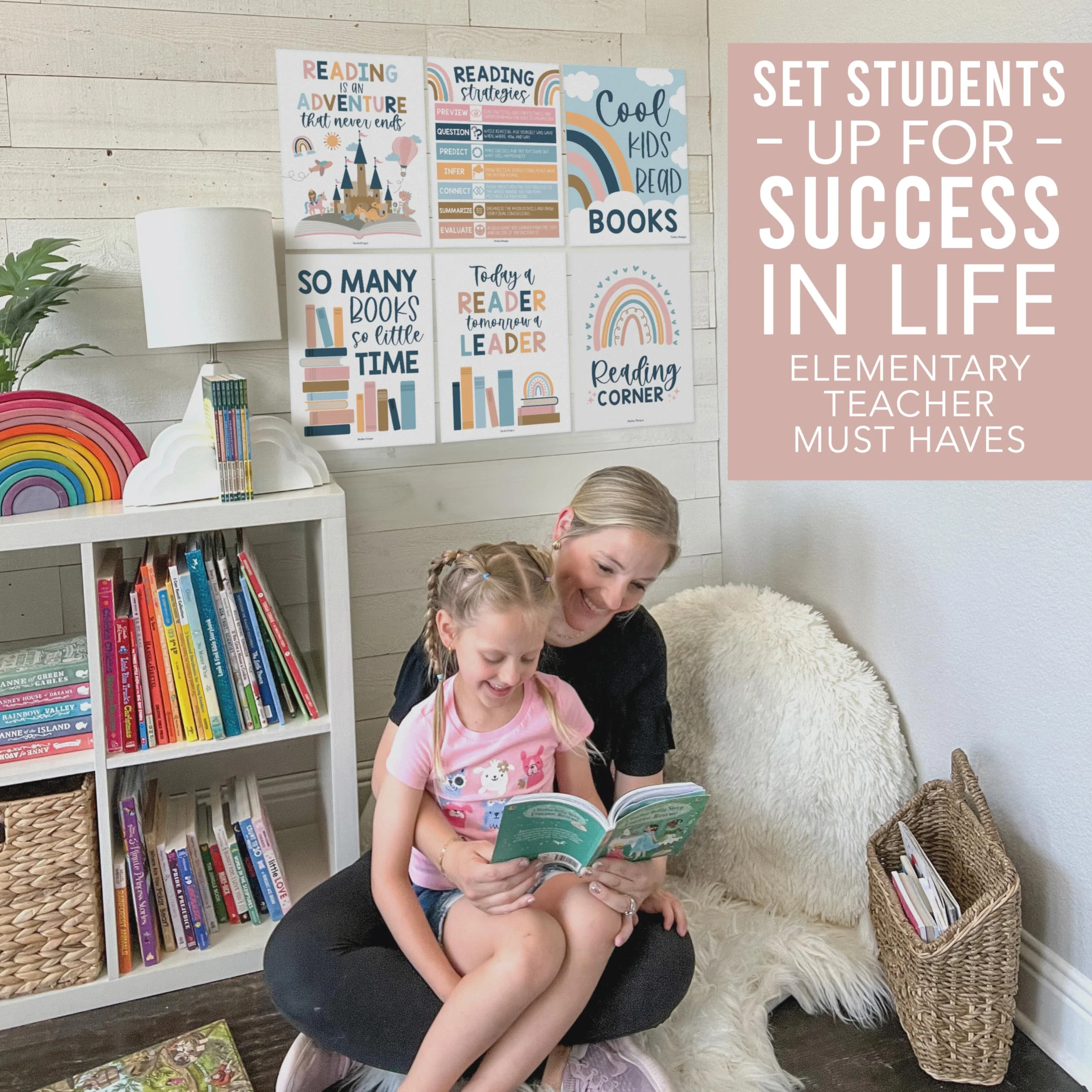Reading Corner Kit: Boho 6 Poster Pack - Image 8