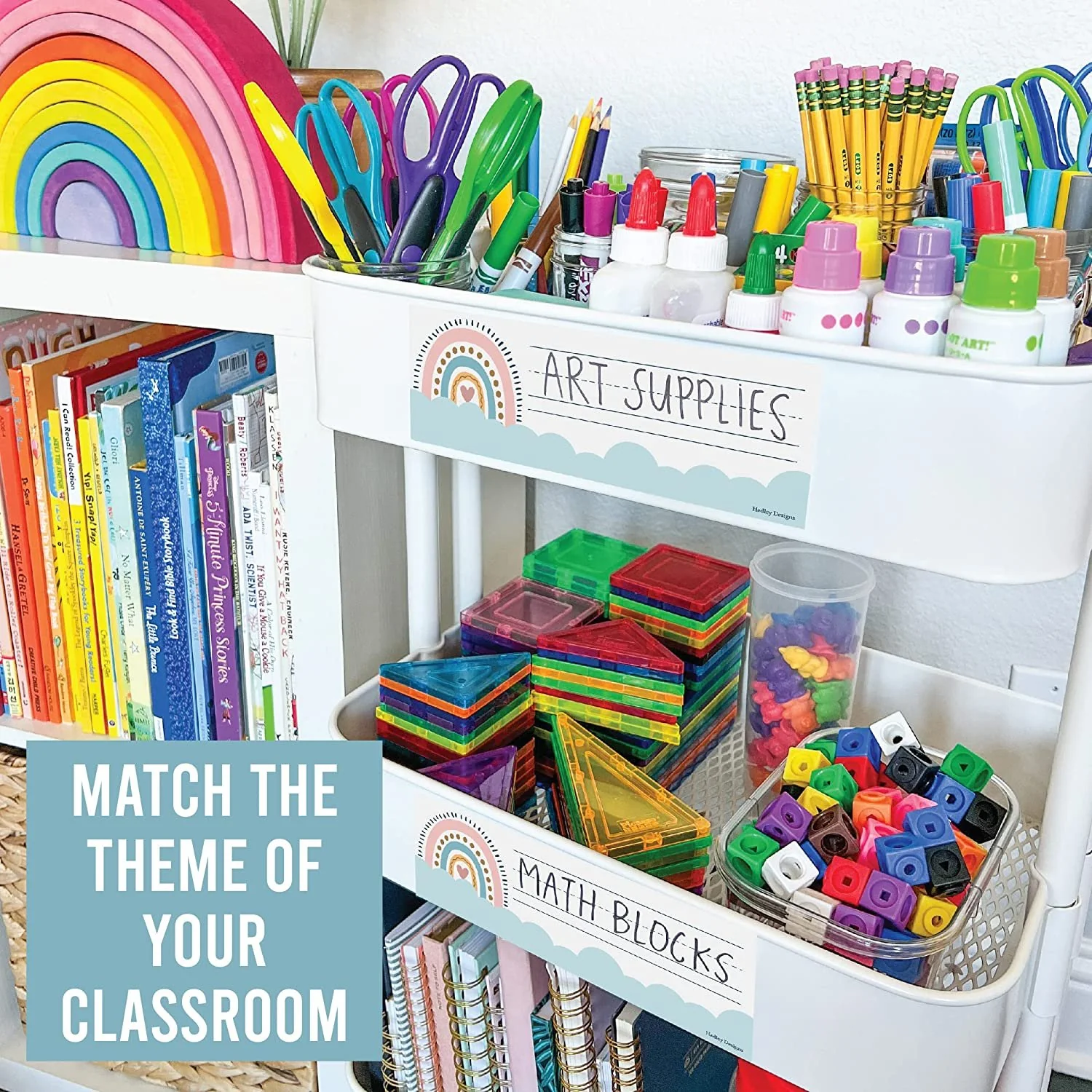 Classroom Labels, Boho Pack of 25 - Image 3
