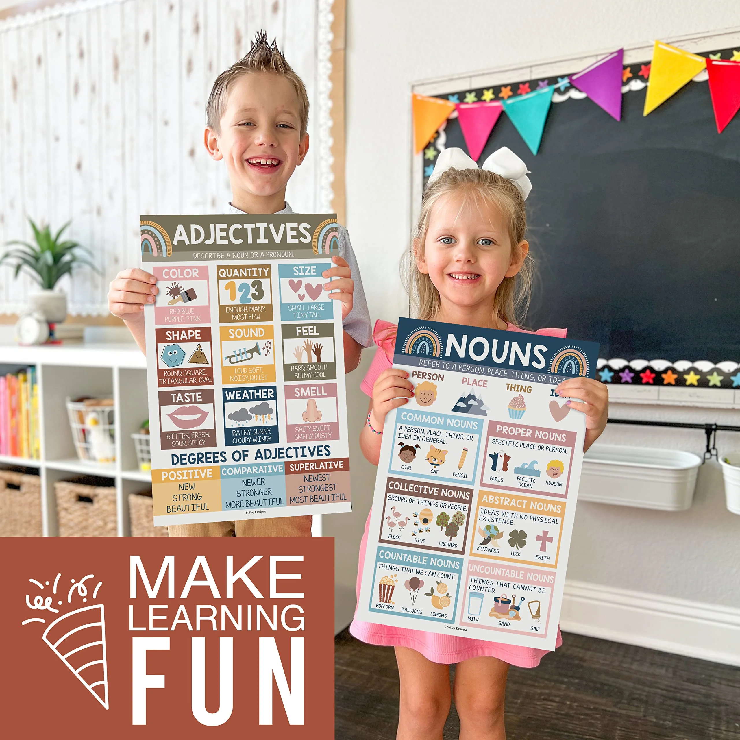 Parts of Speech Kit: Boho 12 Poster Pack - Image 6