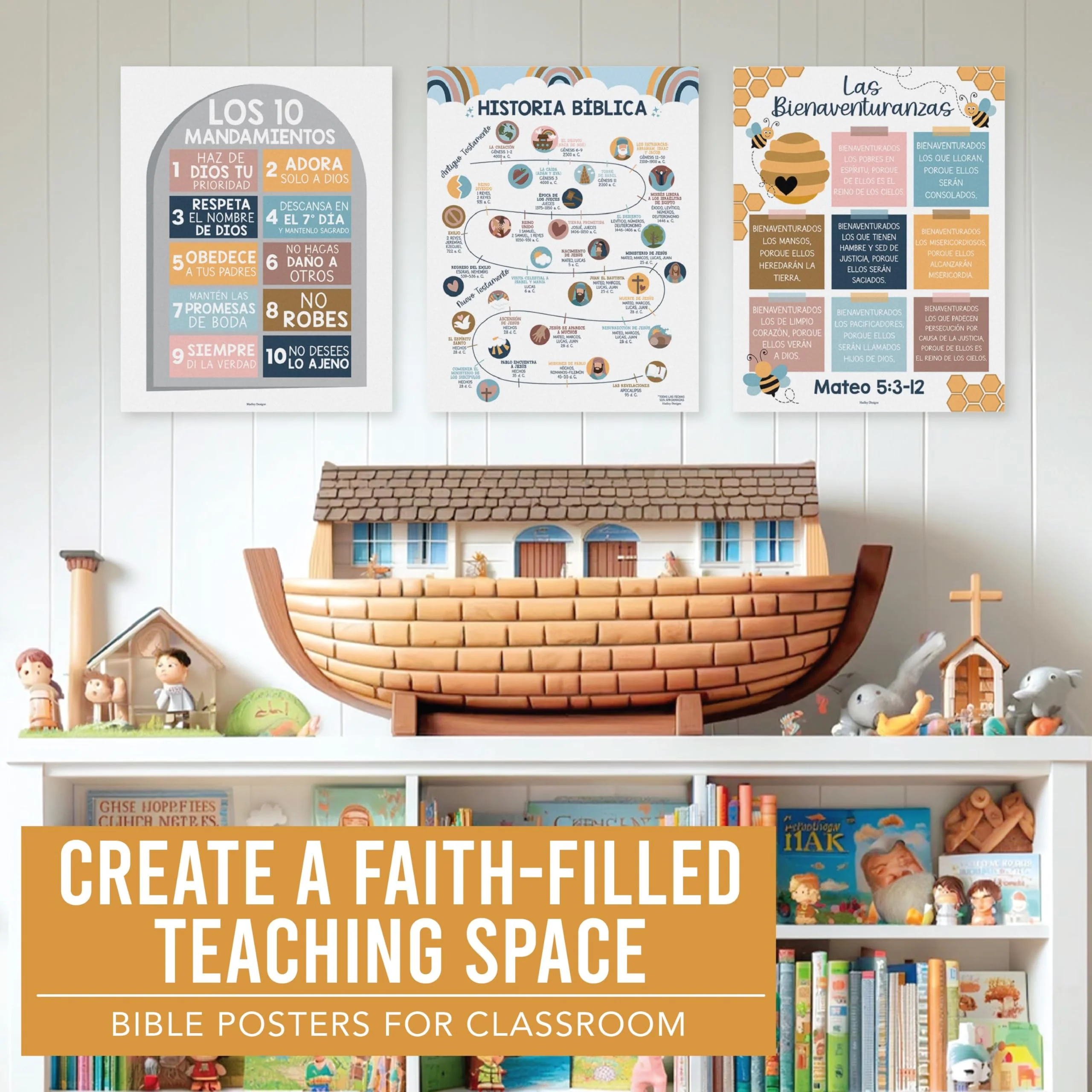 Boho Rainbow Spanish Bible Posters - Image 7