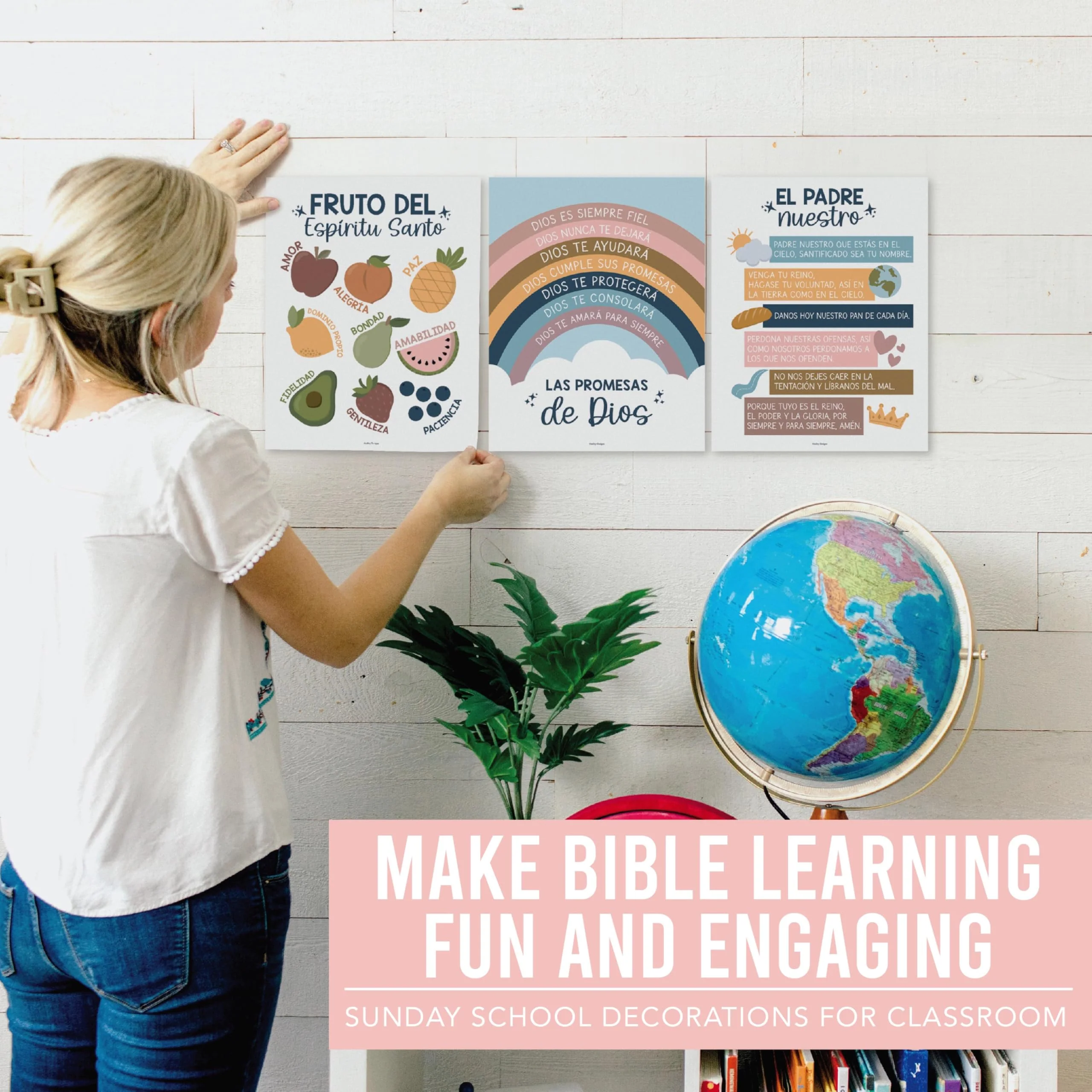 Boho Rainbow Spanish Bible Posters - Image 8