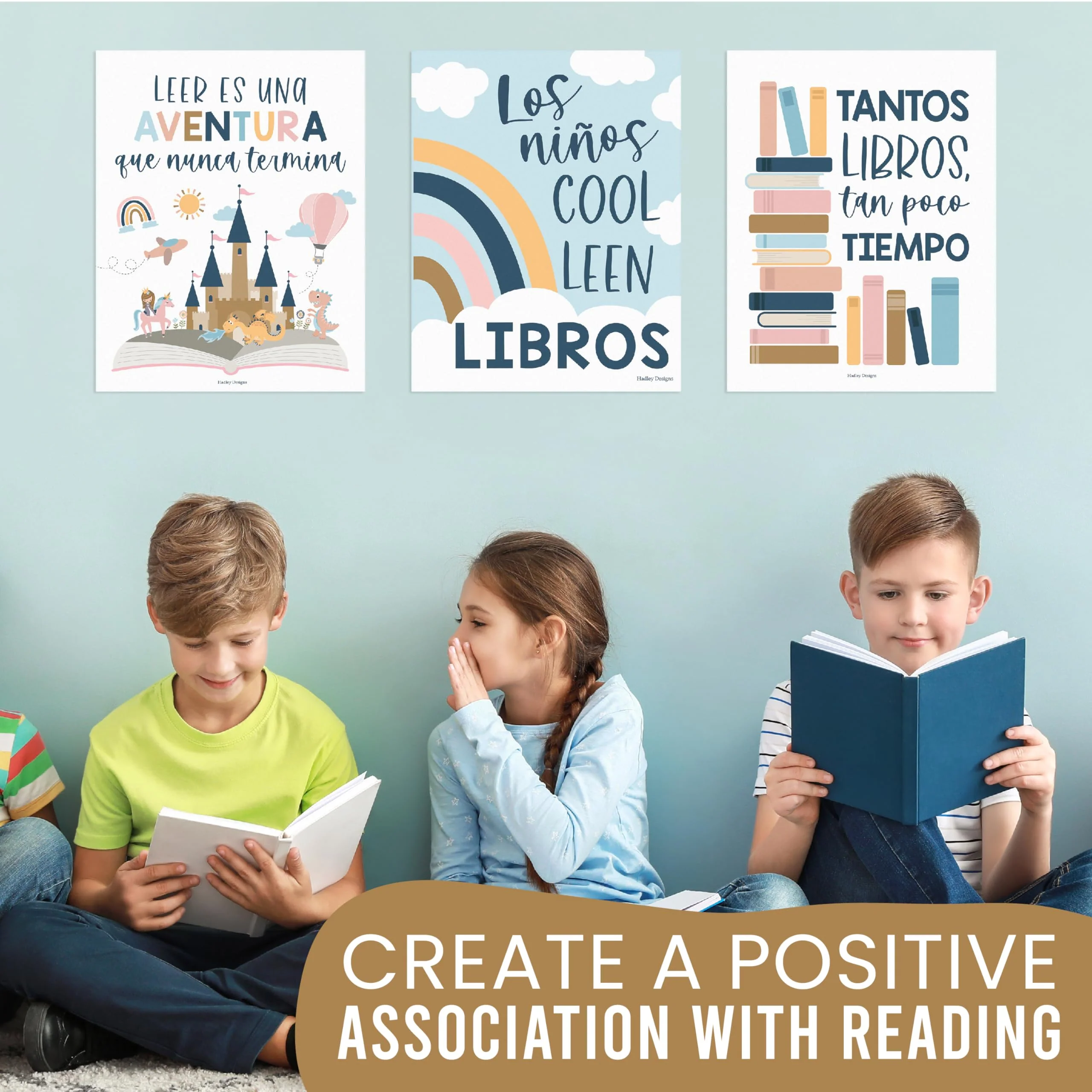 Boho Rainbow  Spanish Reading Posters - Image 6
