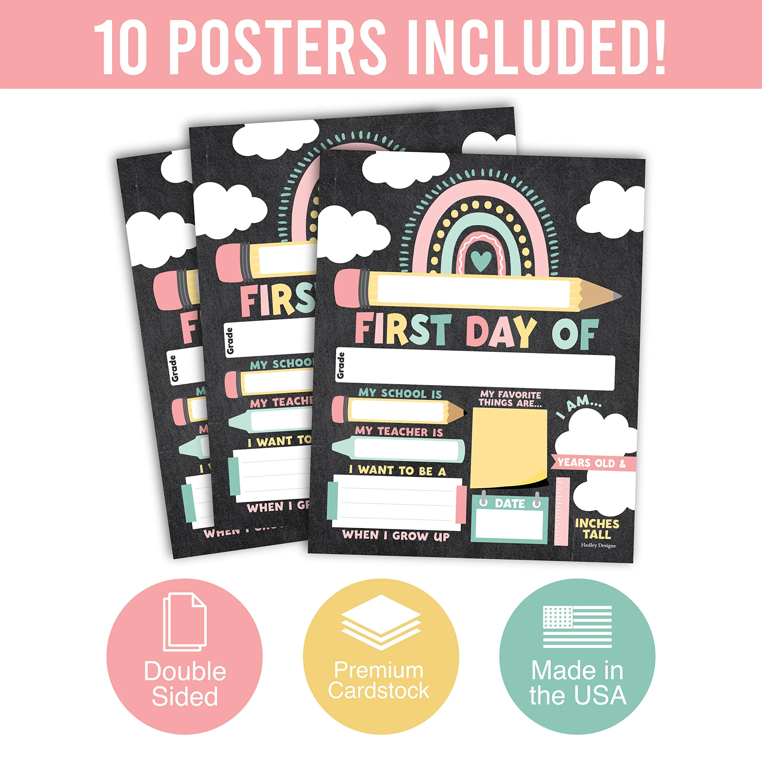 Back to School Signs: Boho 10 Pack - Image 5