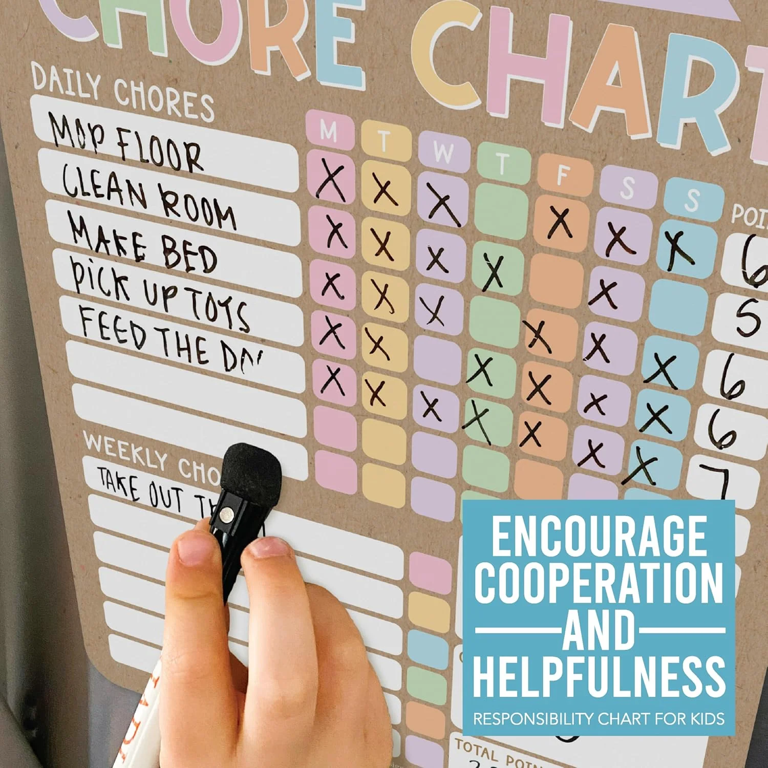 Magnetic Chore Chart for Responsible Kids - Image 6