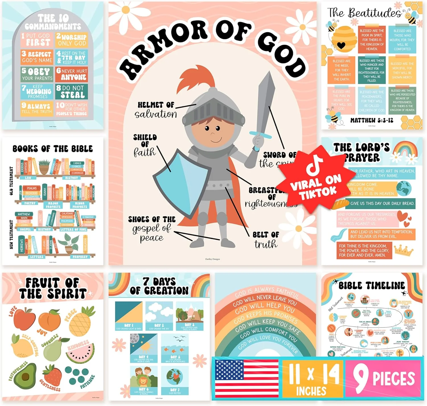 Christian Head Start Kit: 9 Posters - Image 4