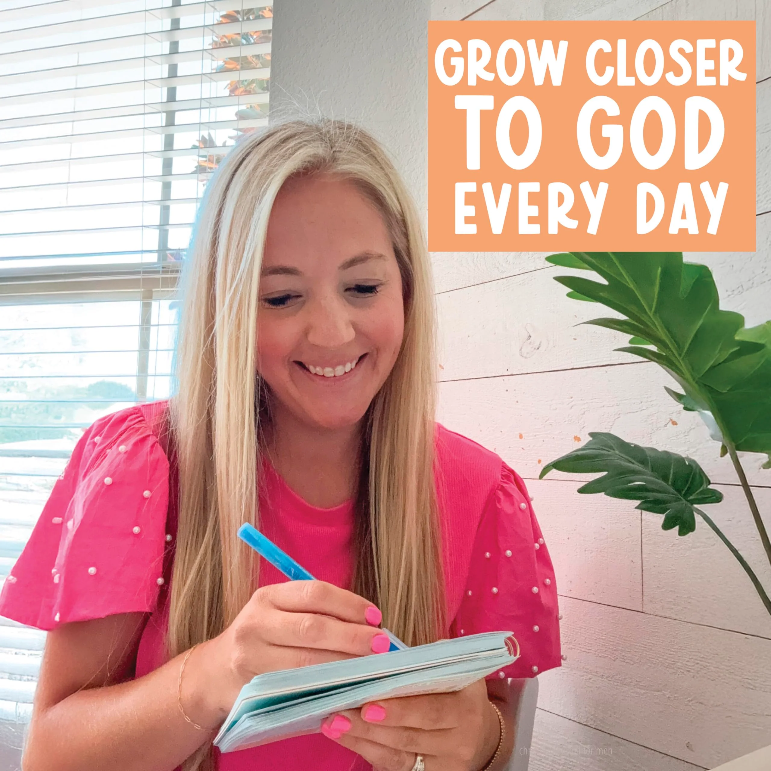 Christian Journals for Women - Bible Journaling, Daily Scripture Notebook, Religious Journal for Church Notes, Inspirational Chalkboard Journal - Pink - Image 5