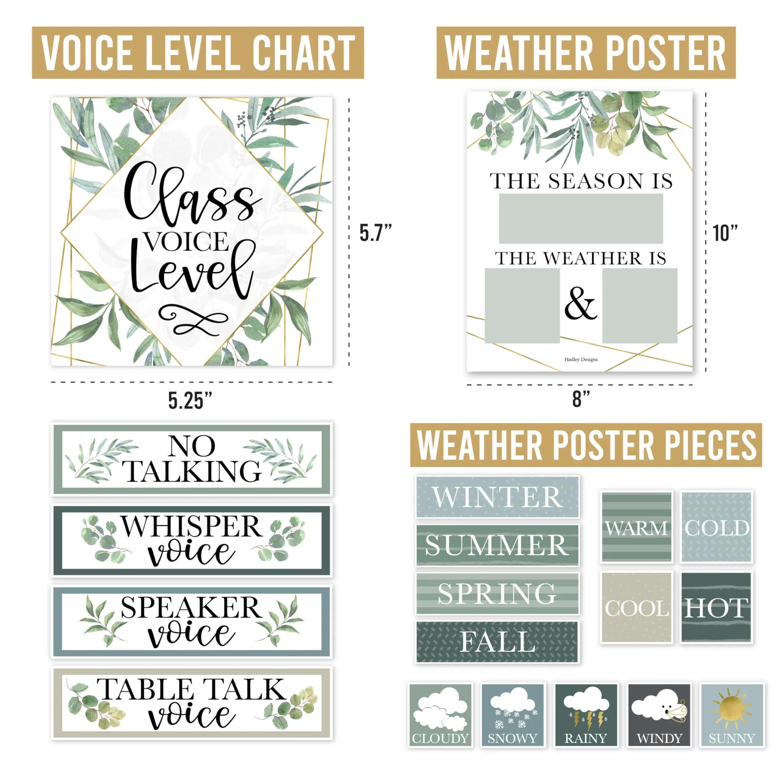 Classroom Calendar Set - Bulletin Board Calendar for Classroom, School Calendar, Teacher Supplies - Image 5