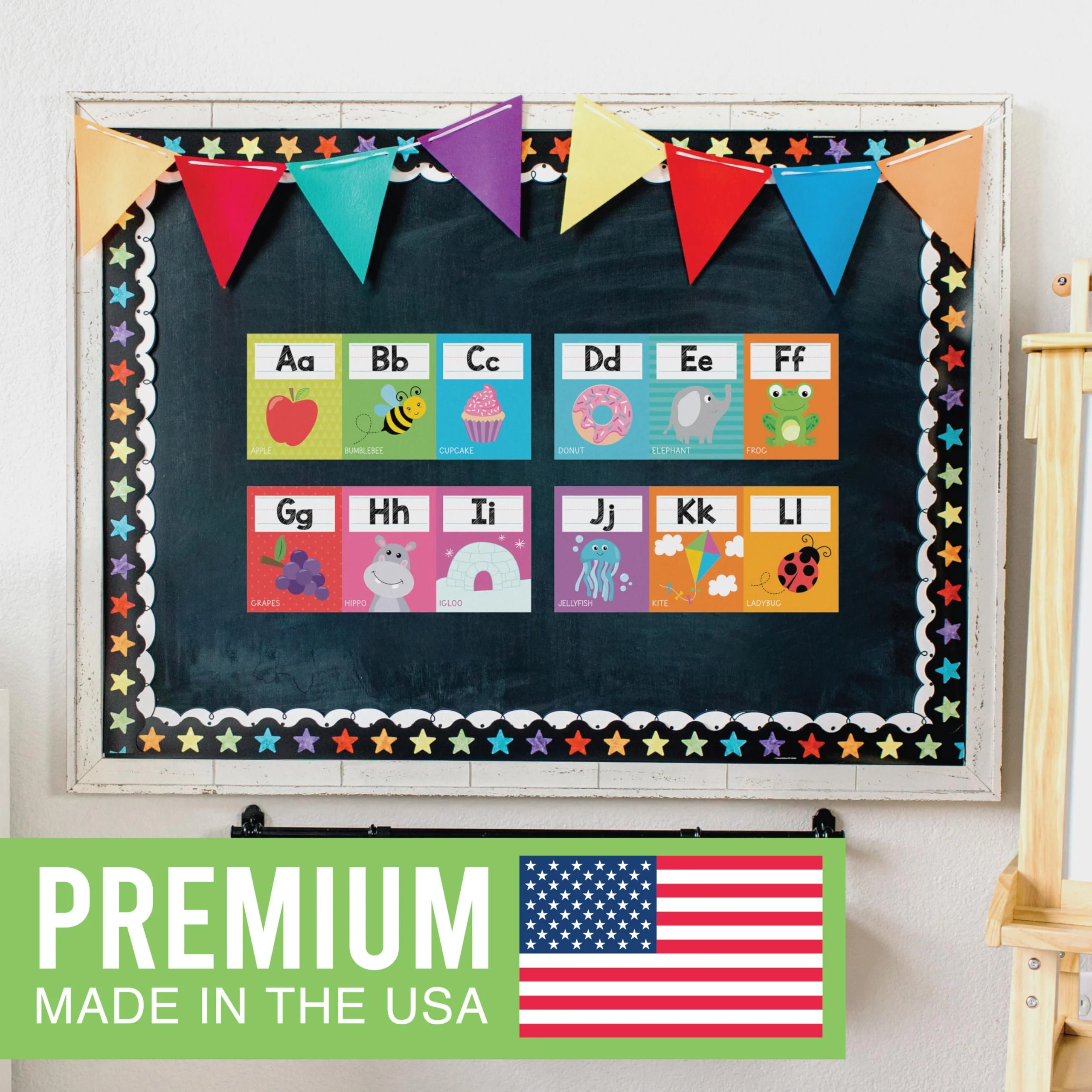 Letters & Numbers Jumpstart Kit: Colorful 12 Poster Pack - Image 5