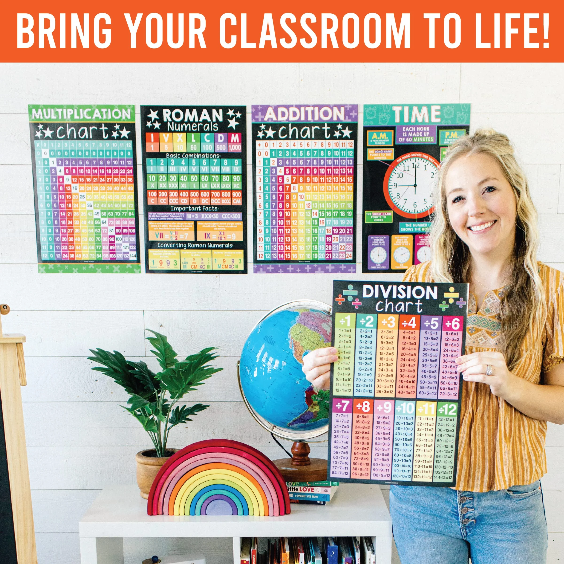 Math Whiz All-In-One Bundle: Color 12 Poster Pack - Image 6