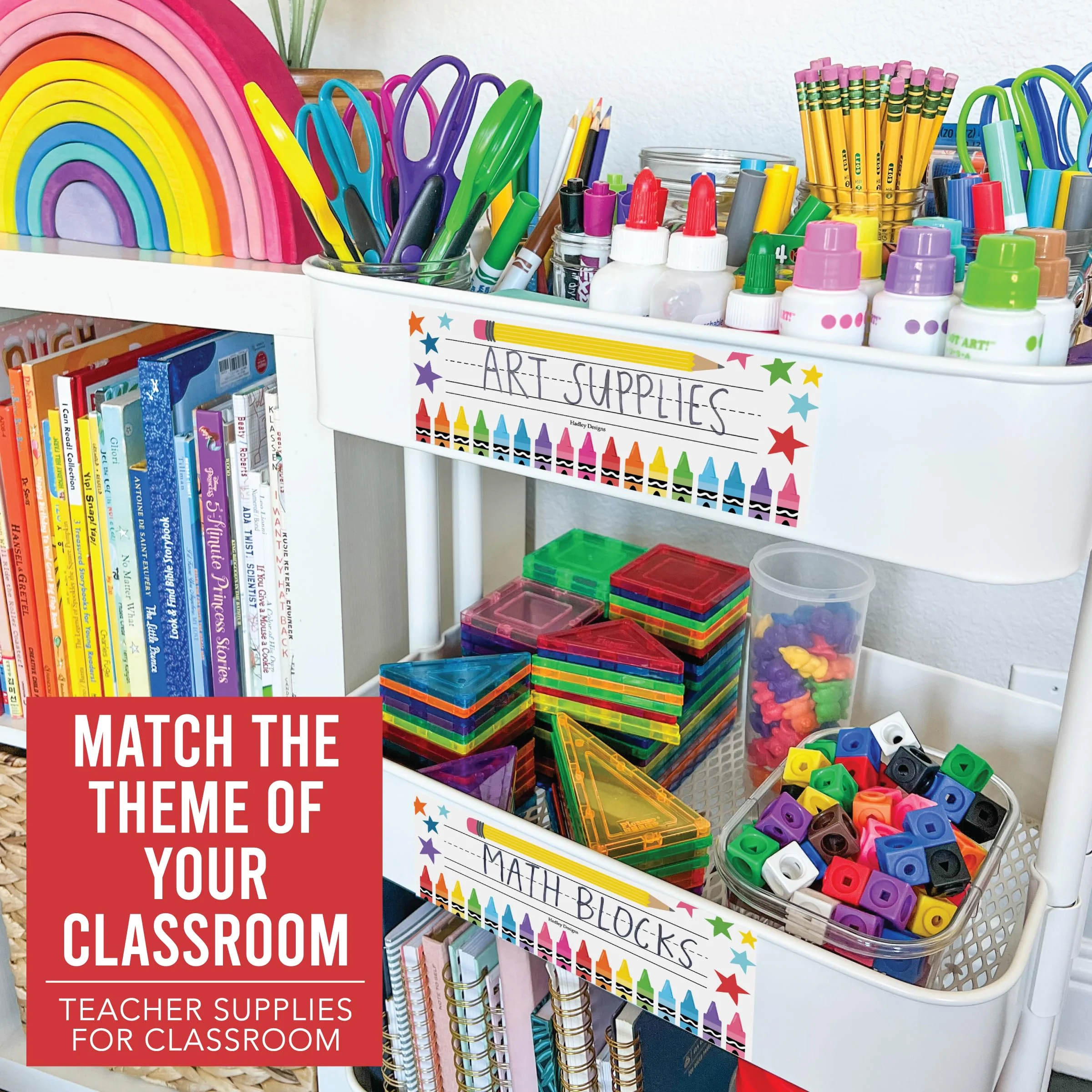 Classroom Labels, Colorful Pack of 25 - Image 3