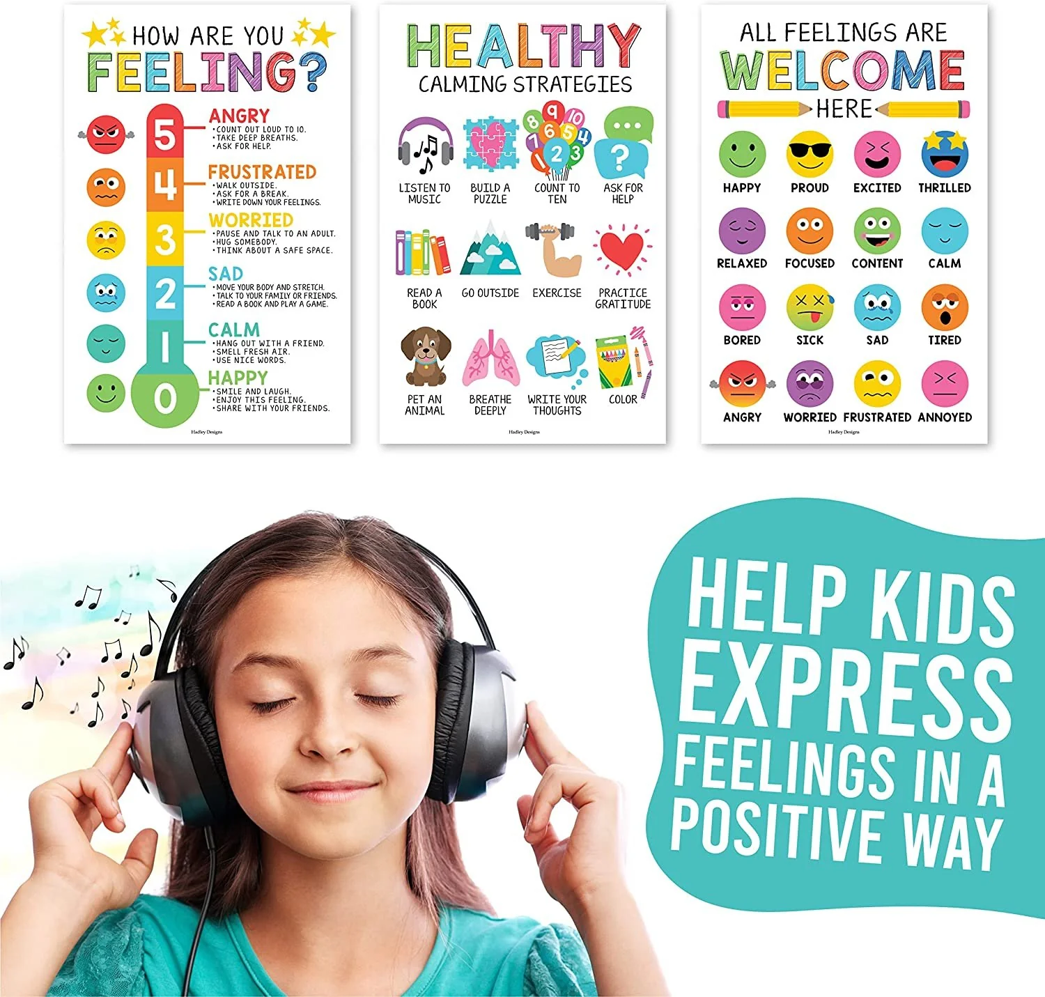 Emotional Intelligence Growth Kit: Colorful 4 Poster Pack - Image 7