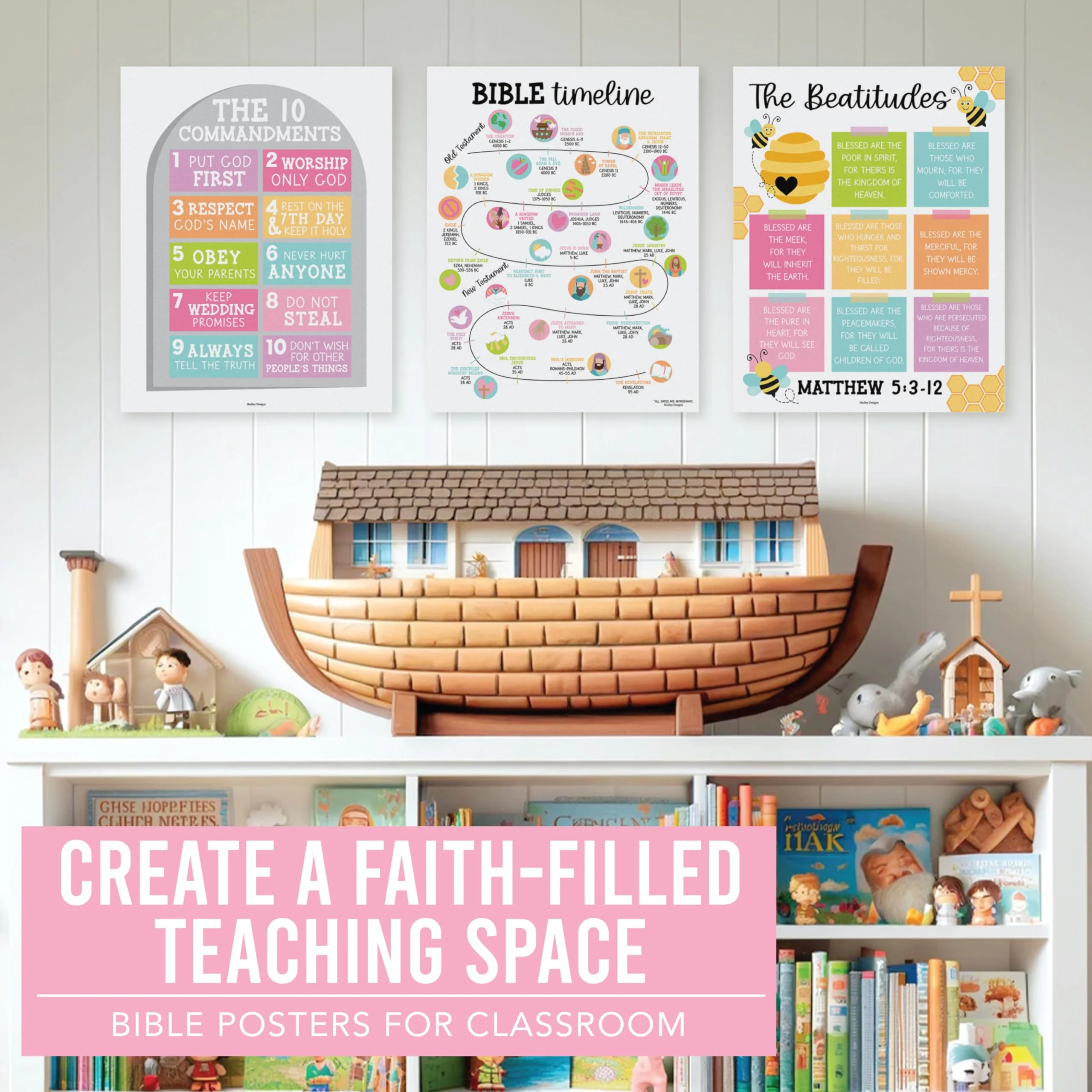 Colorful Pastel Bible Posters - Image 8