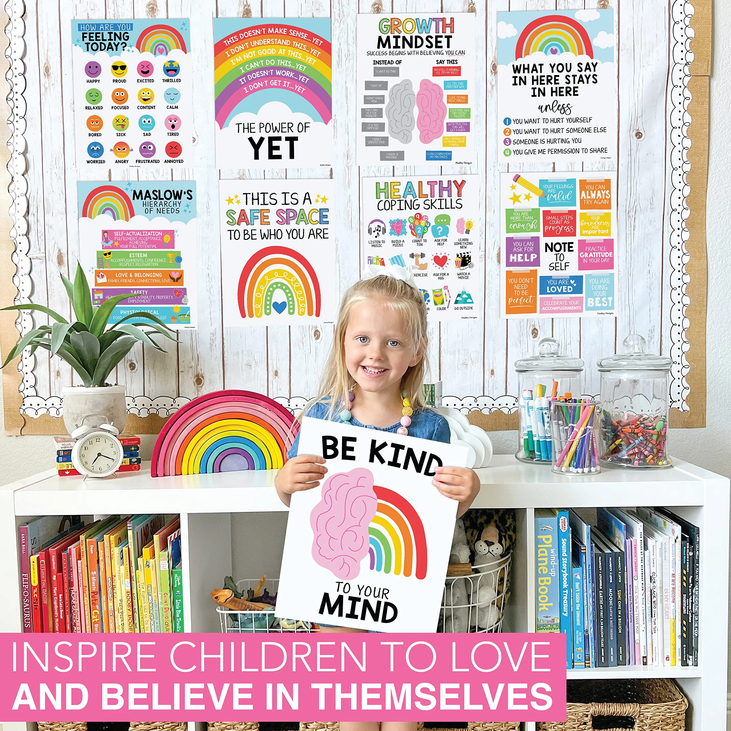 Mental Health Kit: Colorful 9 Poster Pack - Image 6