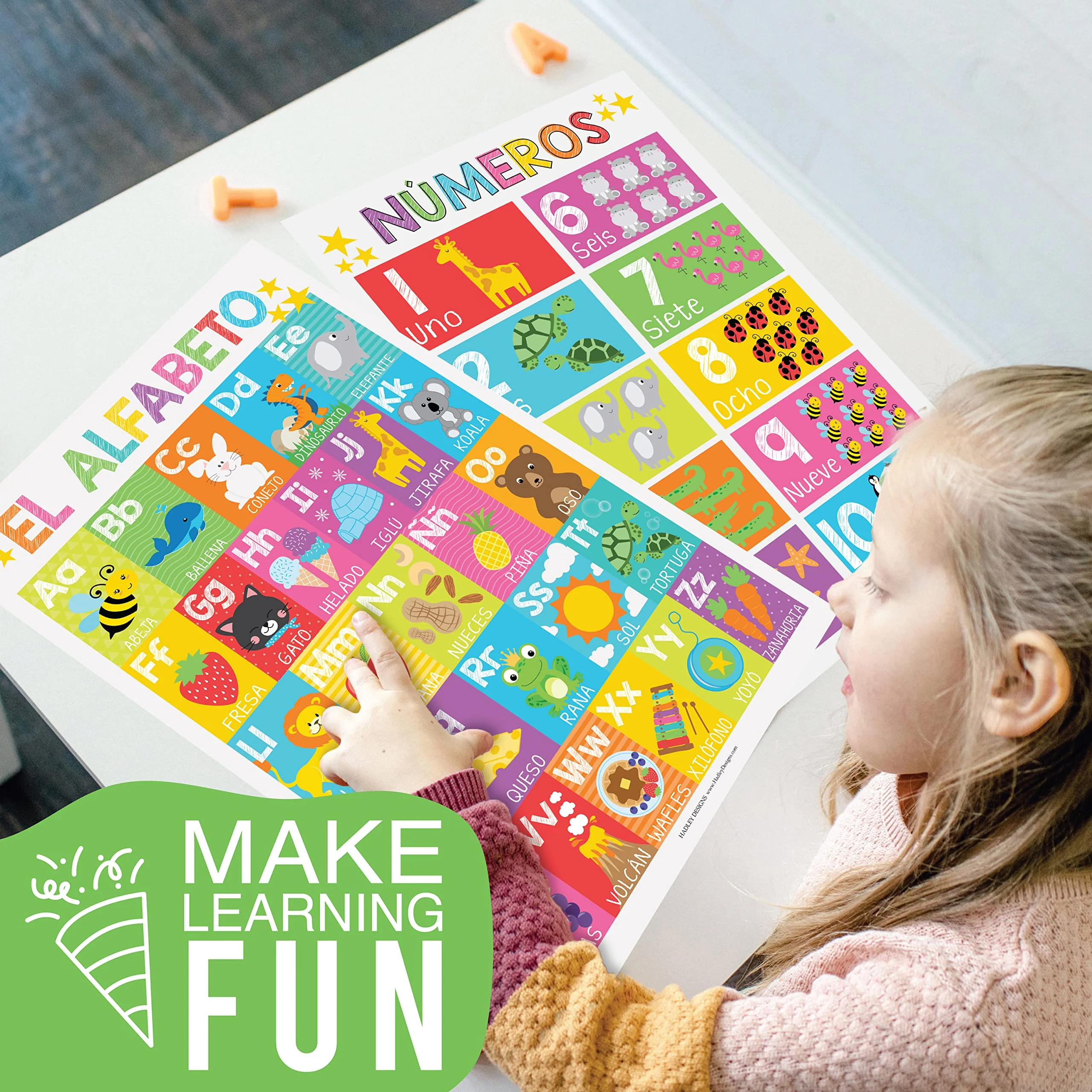 Colorful Spanish Educational Posters - Image 2