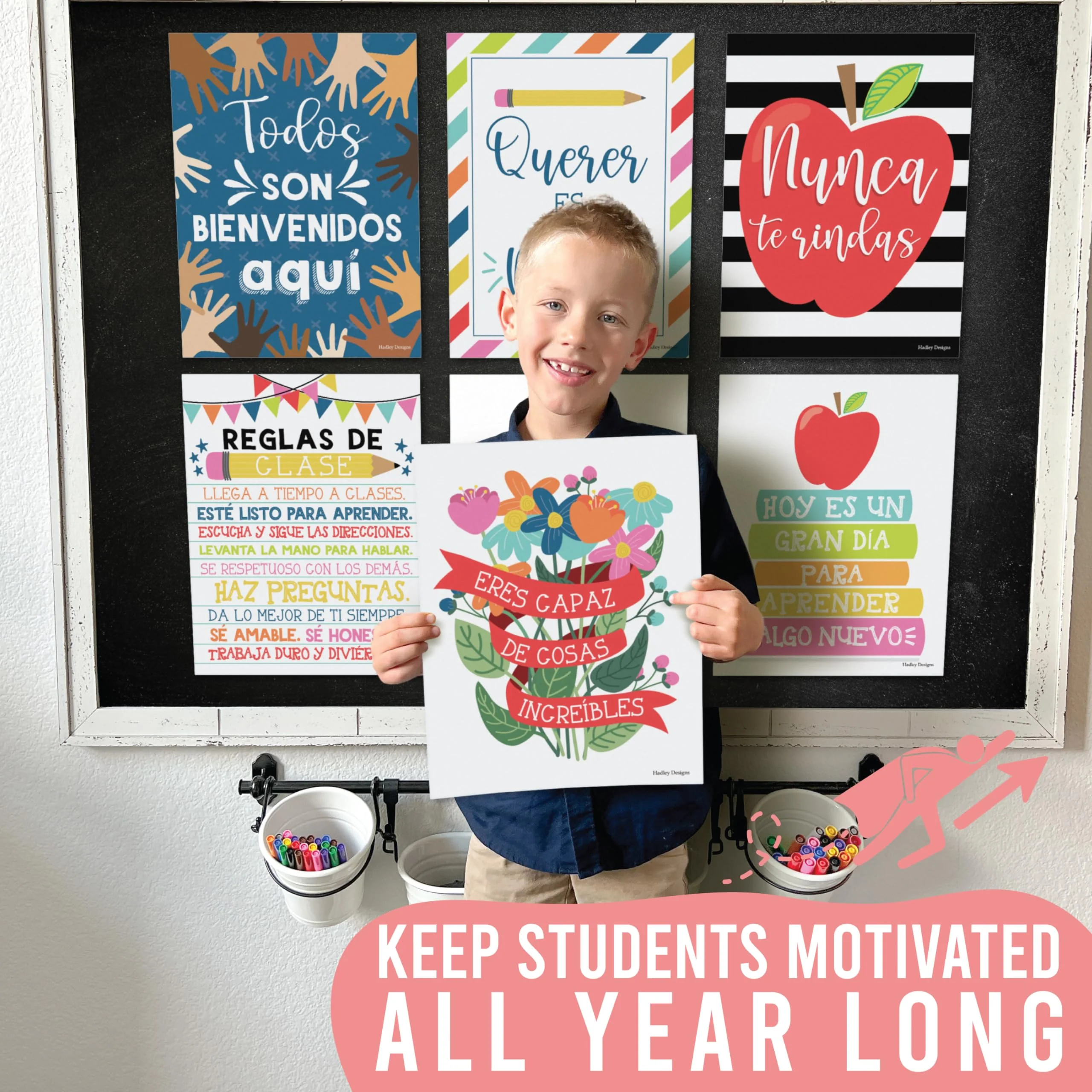 Colorful Spanish Motivational Classroom Posters - Image 6