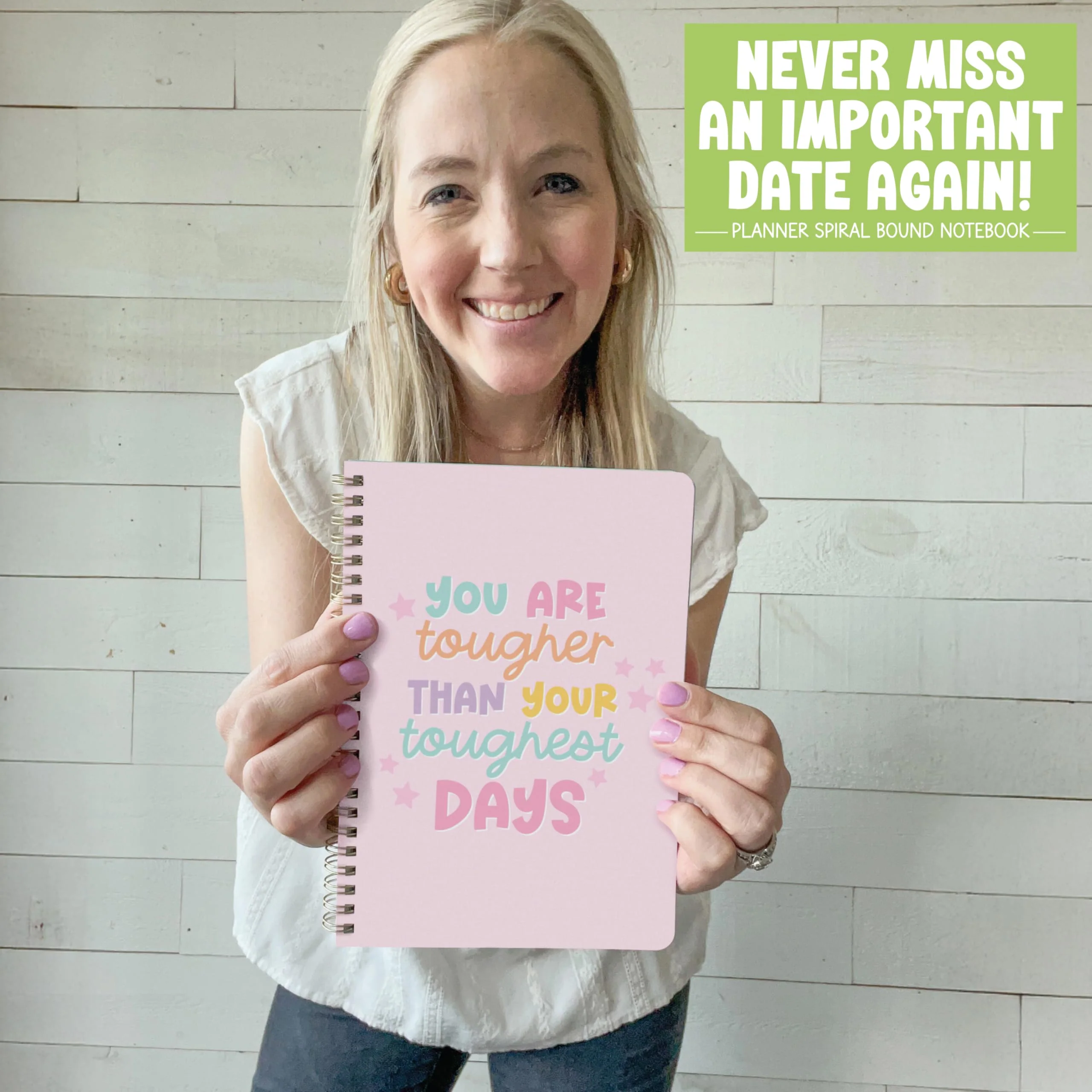 Pink Undated Teacher Planner + 3 Sticker Sheets - Image 6