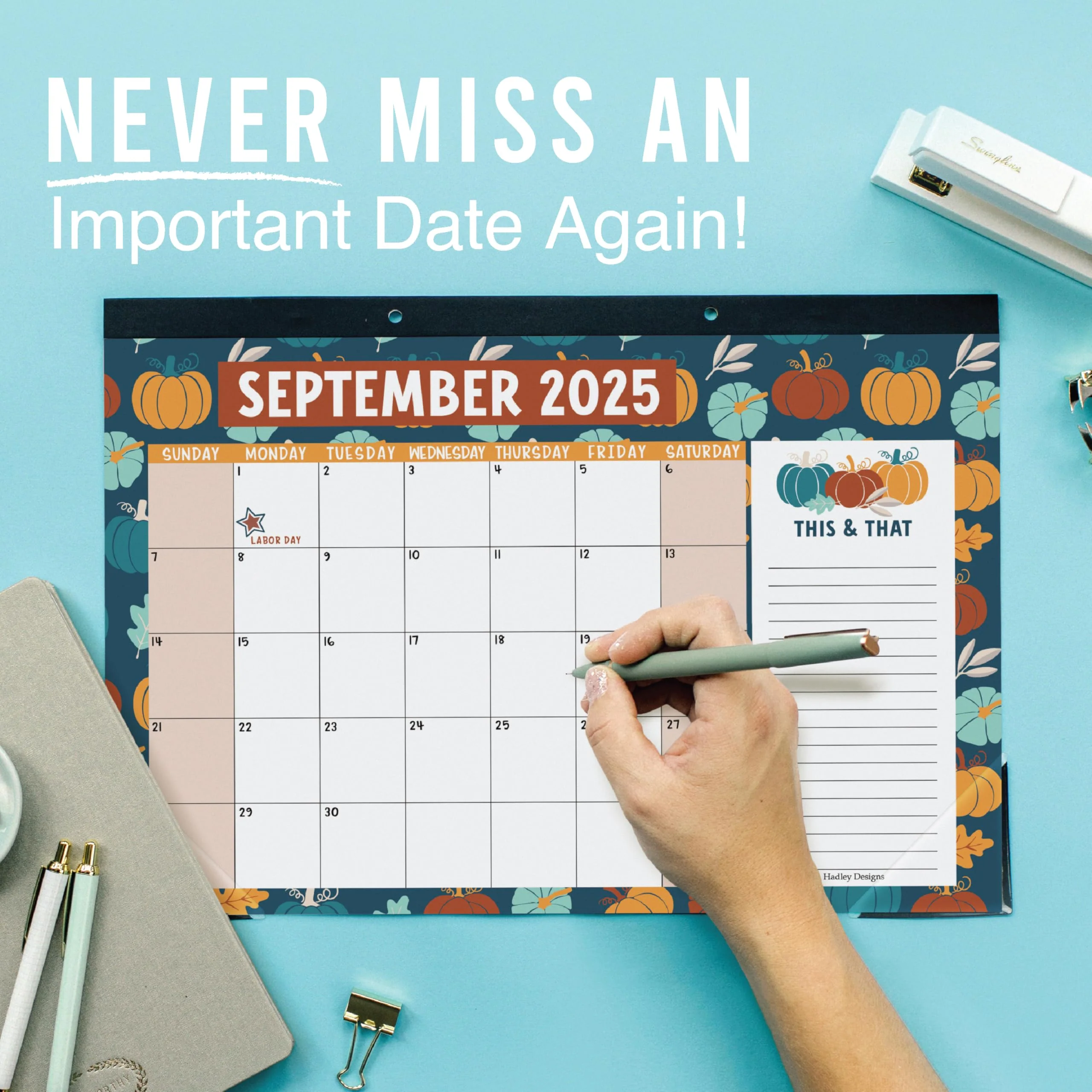 18 Month Large Doodle Desk Calendar: 2025-2026 - Image 8