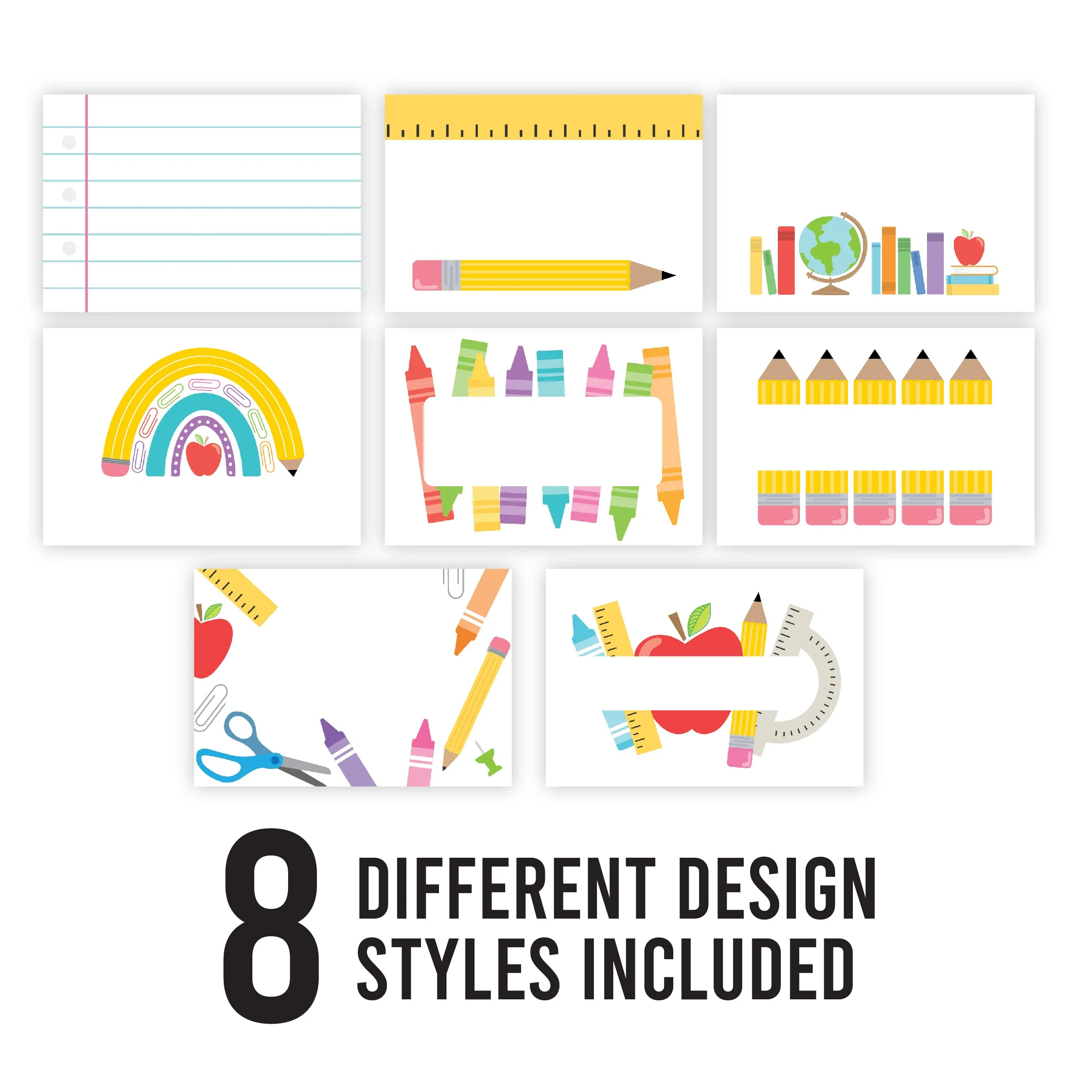 Name Tag Stickers, Colorful Pack of 56 - Image 2