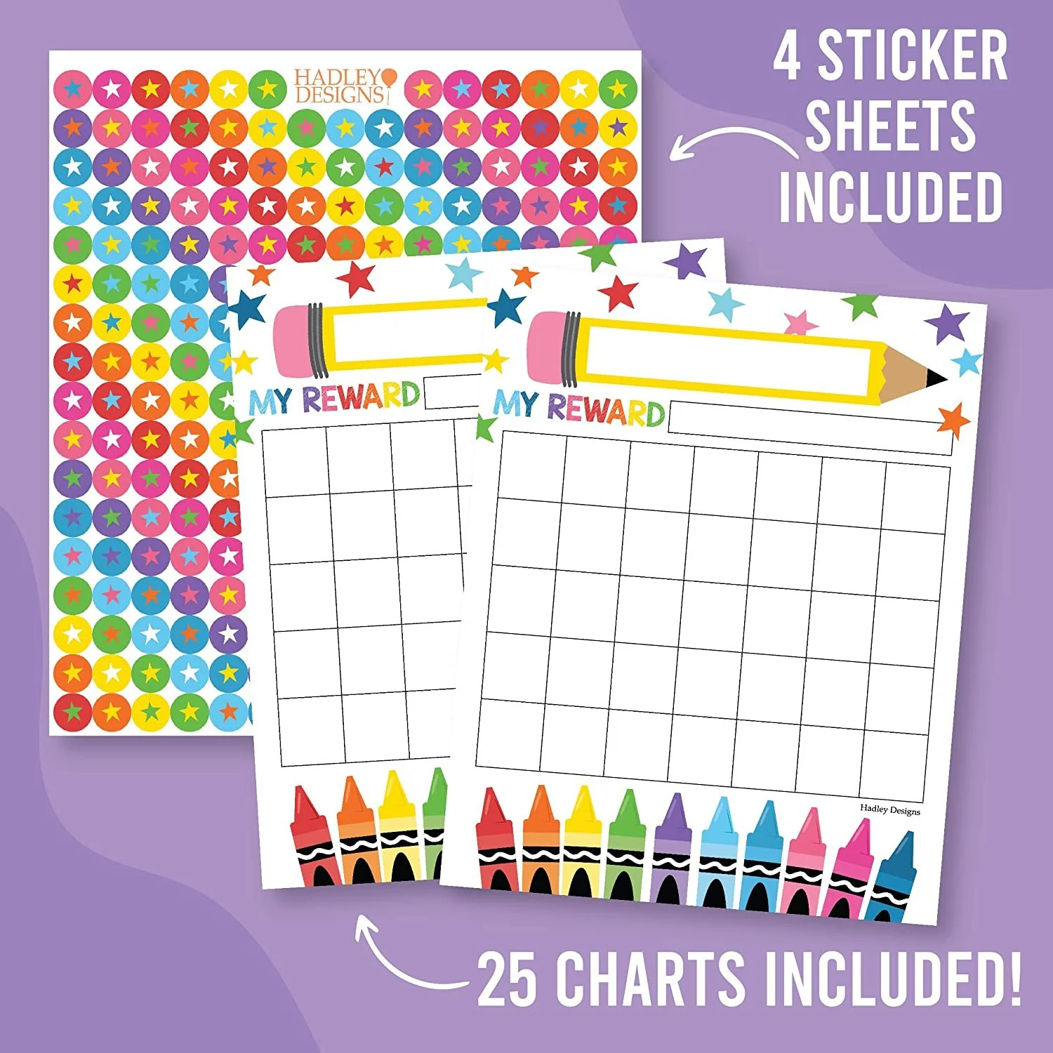 Incentive Charts, Colorful 25 Pack - Image 2
