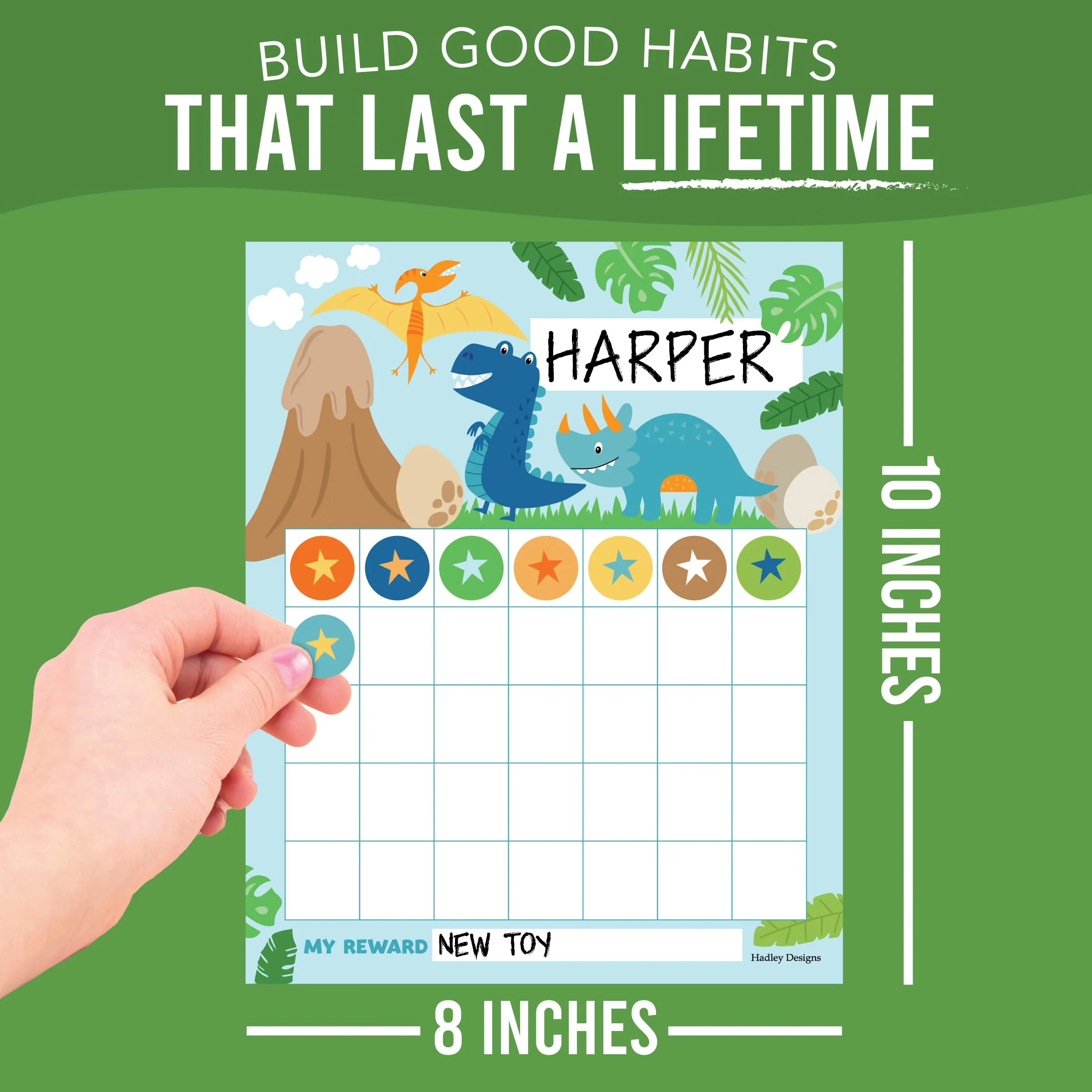 Dino Reward Kit: 25 Charts with 1,000+ Stickers - Image 5