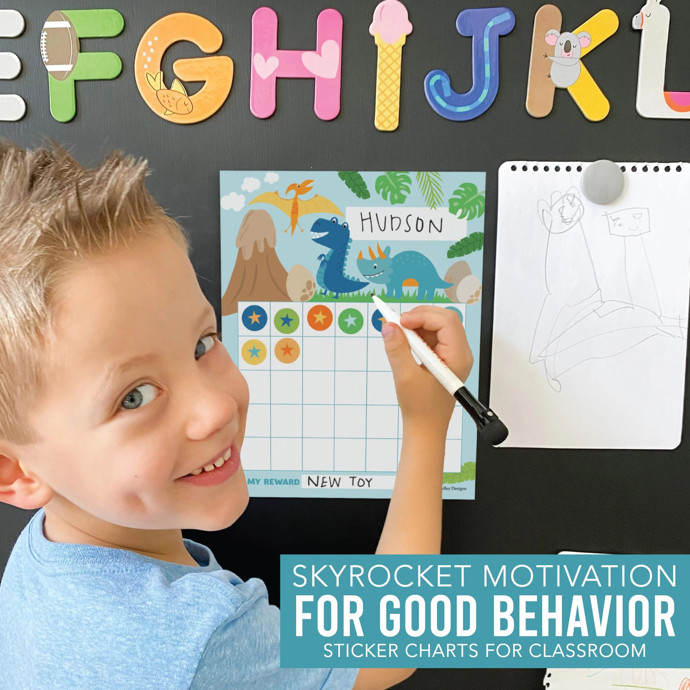 Dino Reward Kit: 25 Charts with 1,000+ Stickers - Image 9