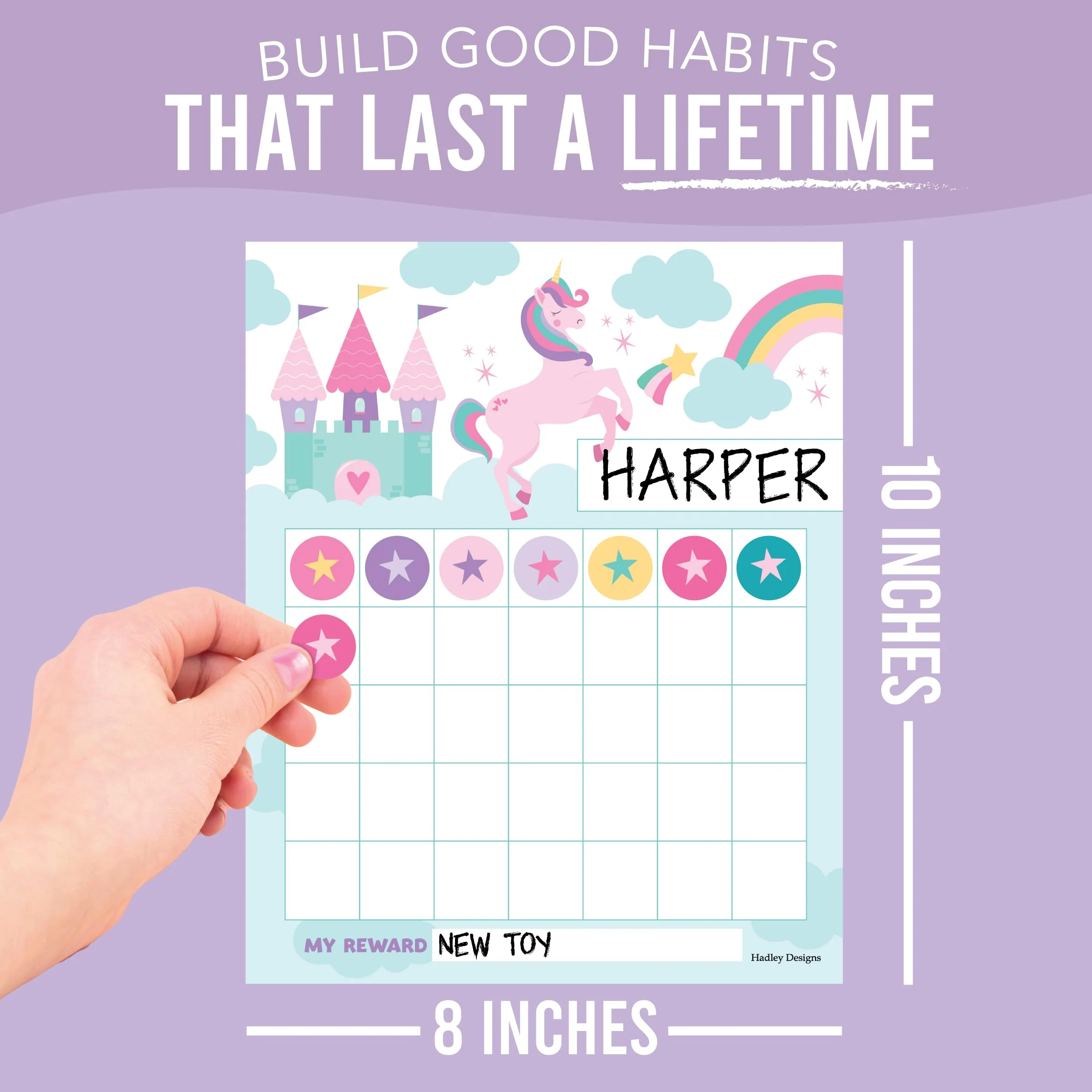Unicorn Reward Kit: 25 Charts with 1,000+ Stickers - Image 5