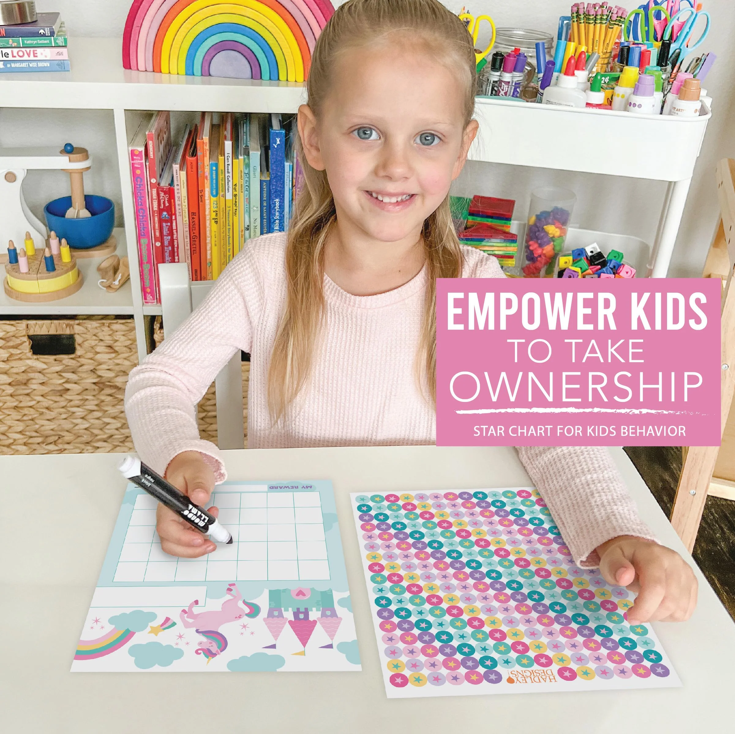 Unicorn Reward Kit: 25 Charts with 1,000+ Stickers - Image 6