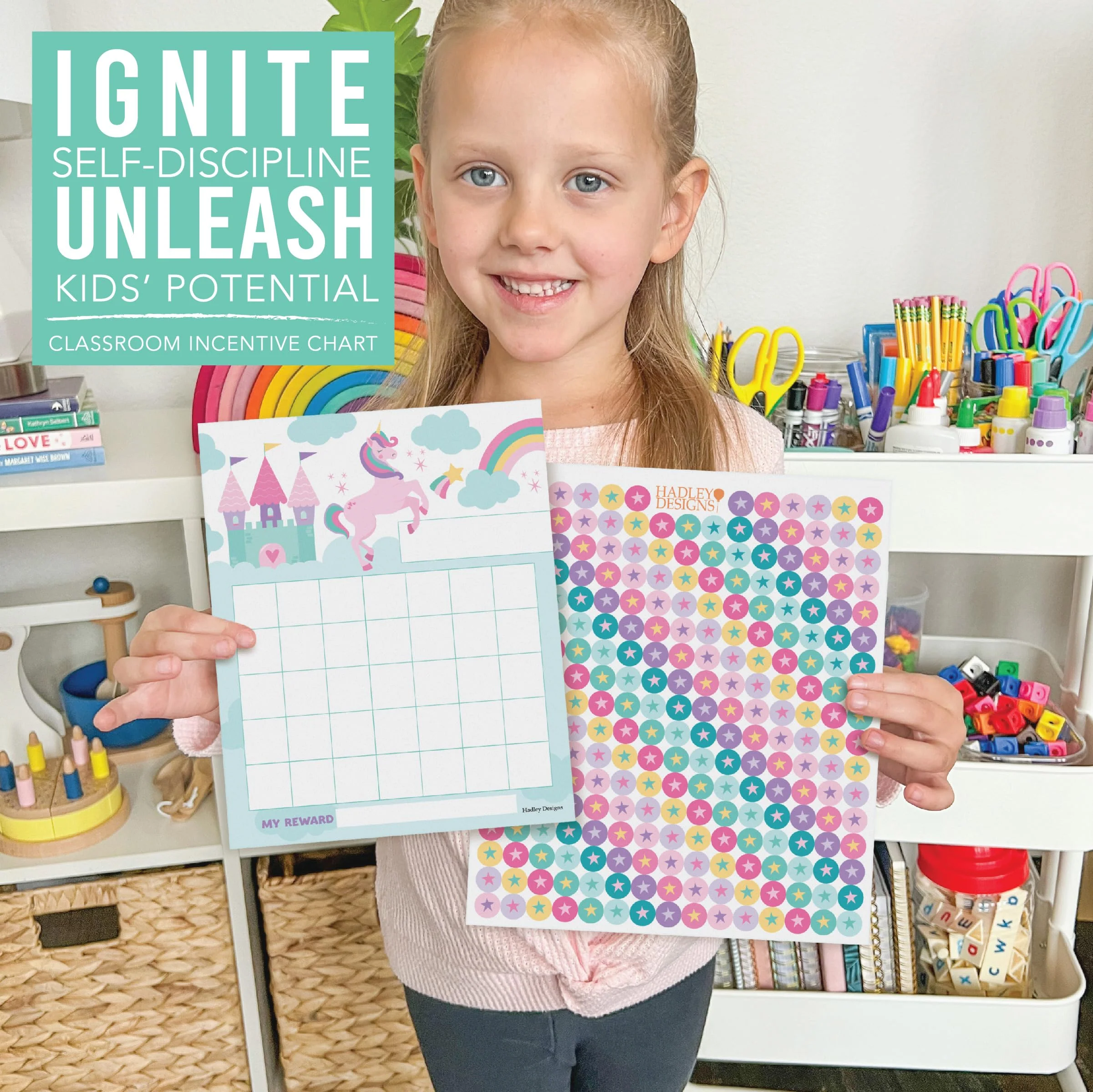 Unicorn Reward Kit: 25 Charts with 1,000+ Stickers - Image 8