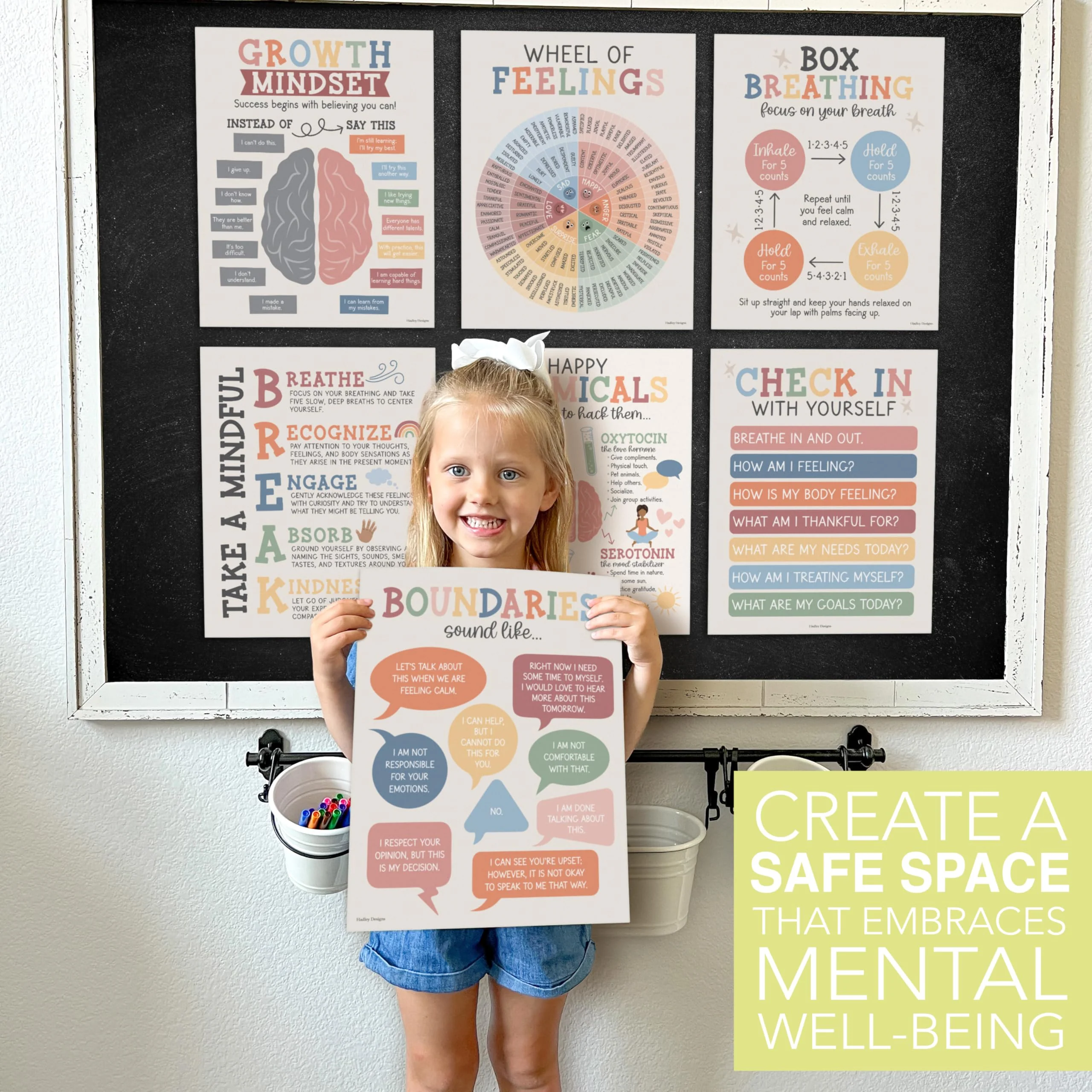 Muted Rainbow Mental Health Posters - Image 4