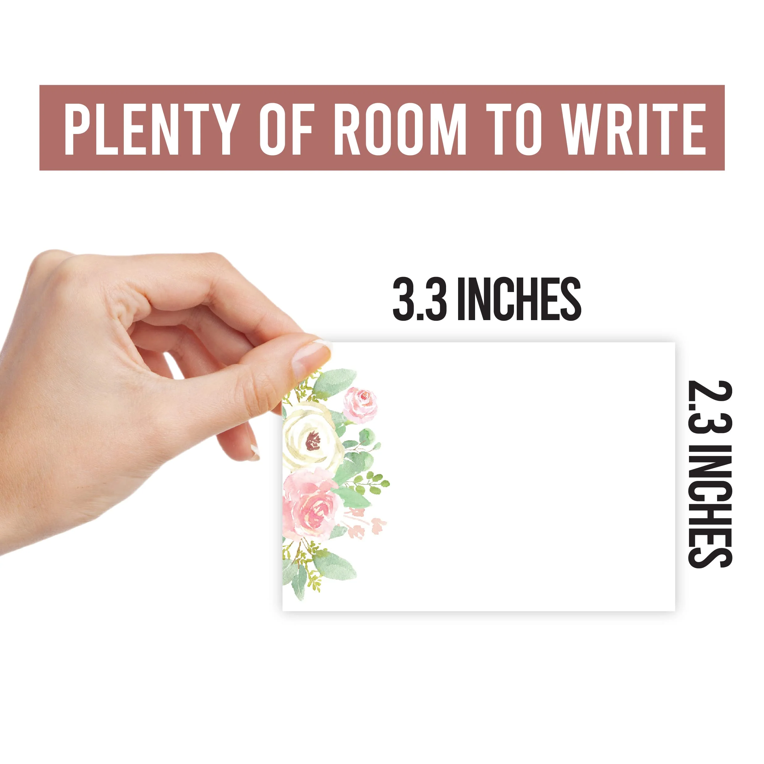 Floral Name Tag Stickers: Pack of 56 - Image 4