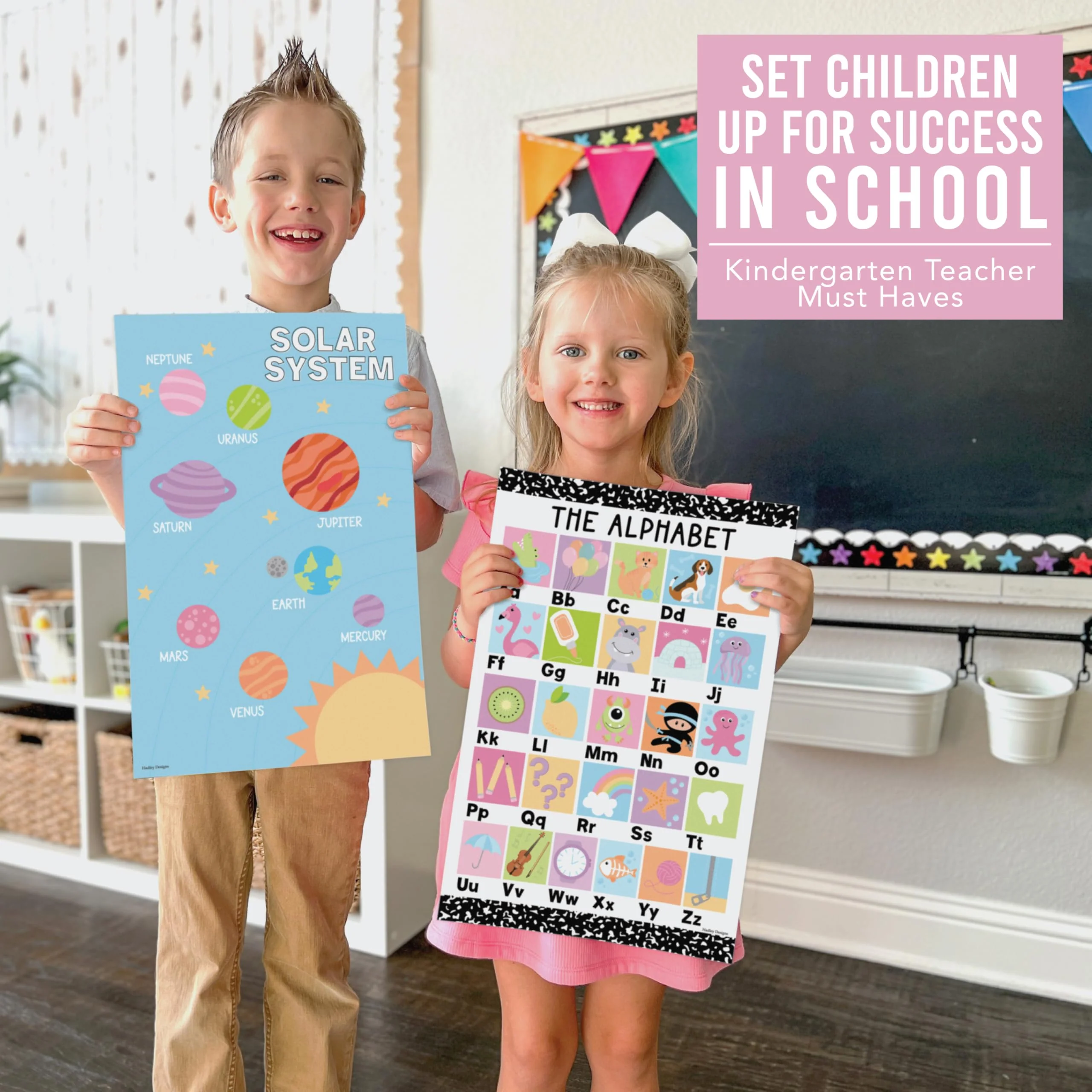 Preschool Head Start Kit, Black & White 16 Poster Pack - Image 3