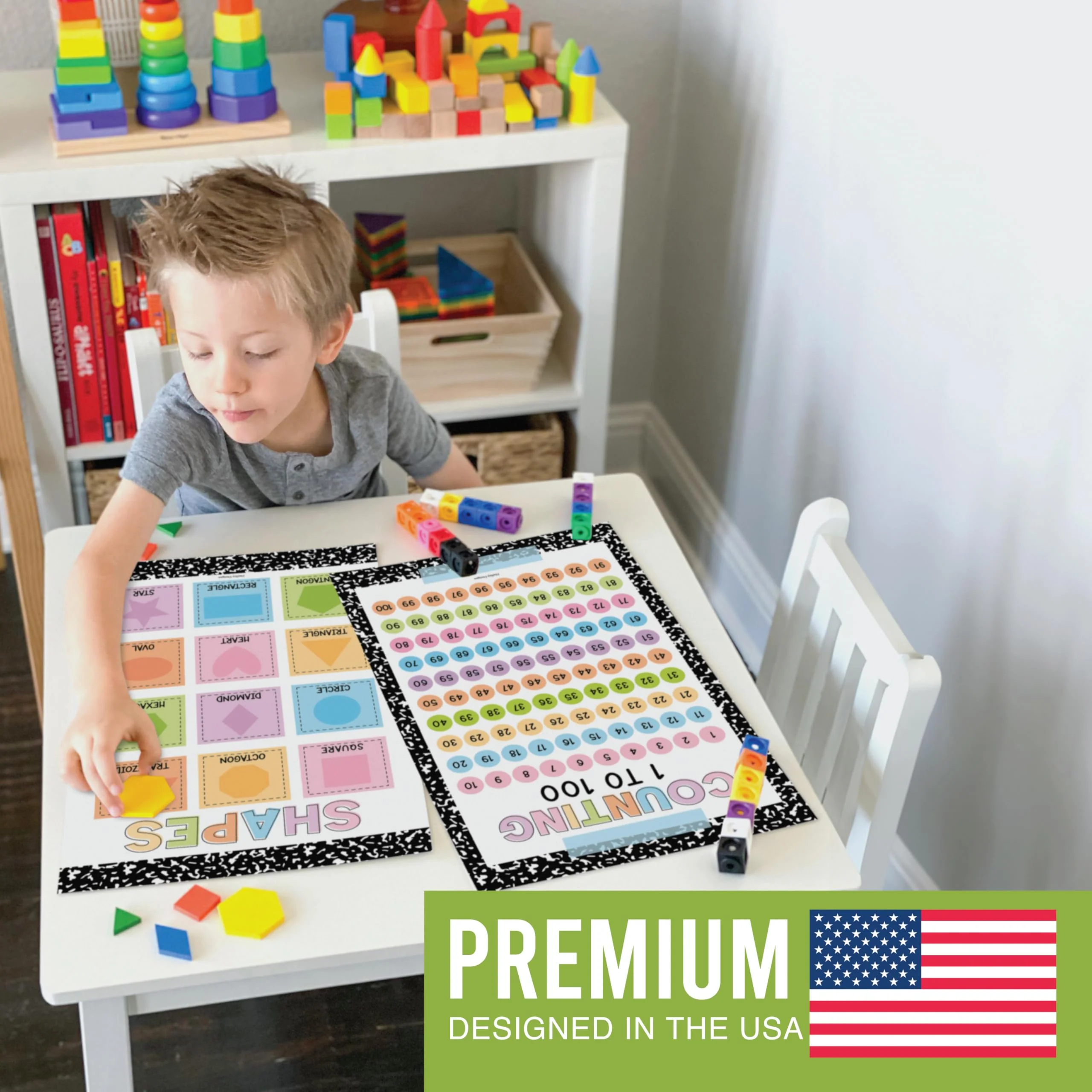 Preschool Head Start Kit, Black & White 16 Poster Pack - Image 7