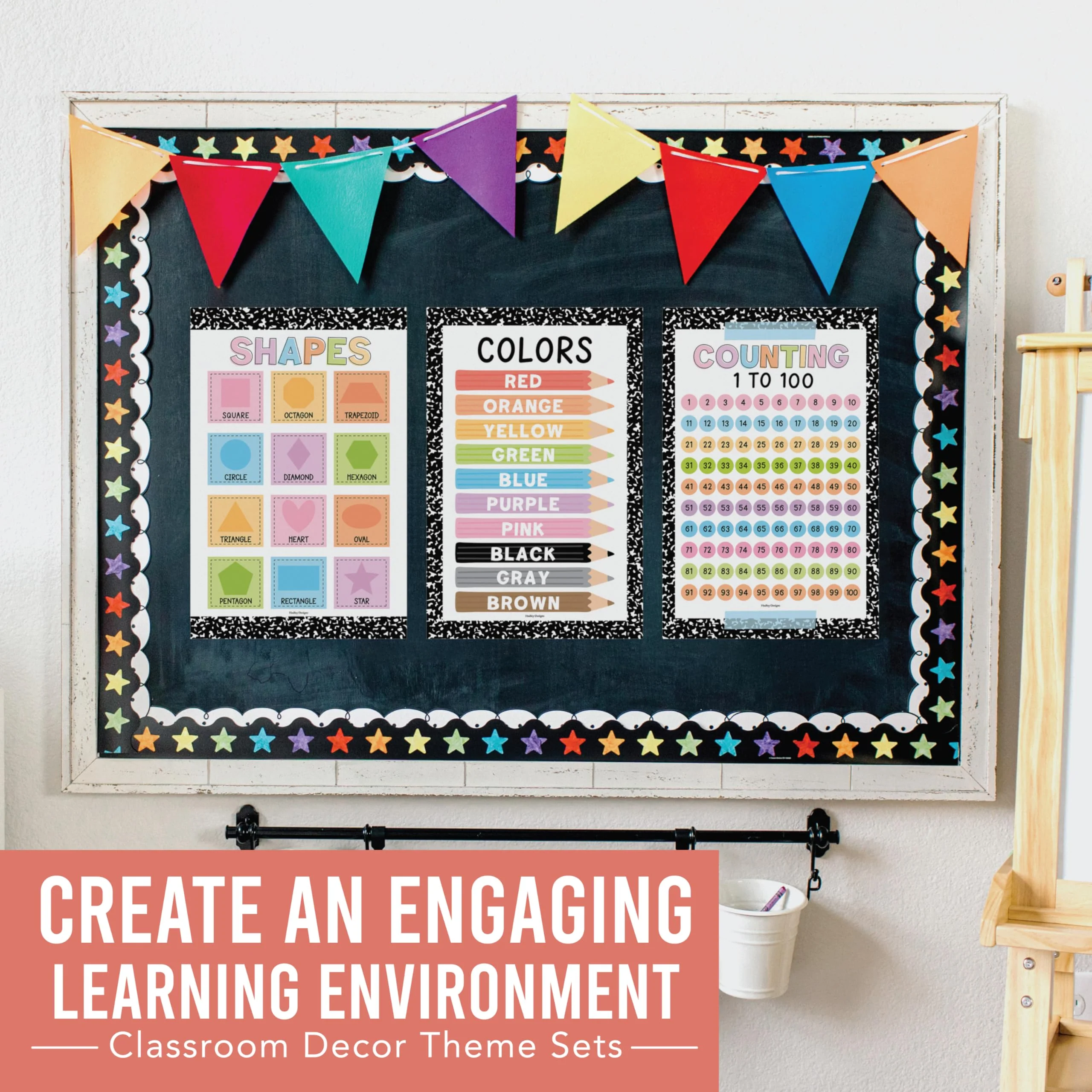 Preschool Head Start Kit, Black & White 16 Poster Pack - Image 8
