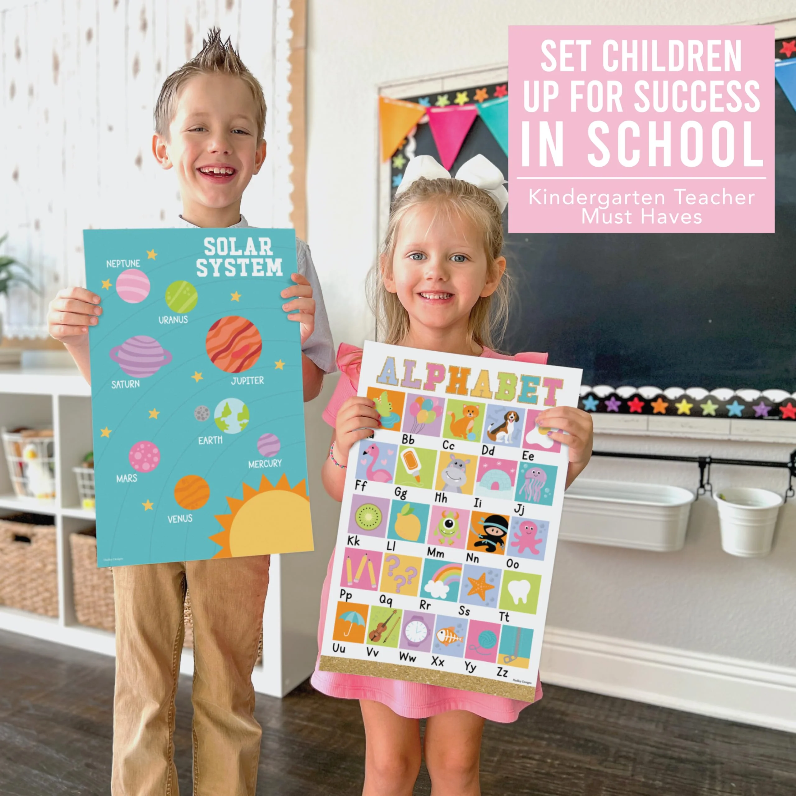 Preschool Head Start Kit, Gold 16 Poster Pack - Image 3